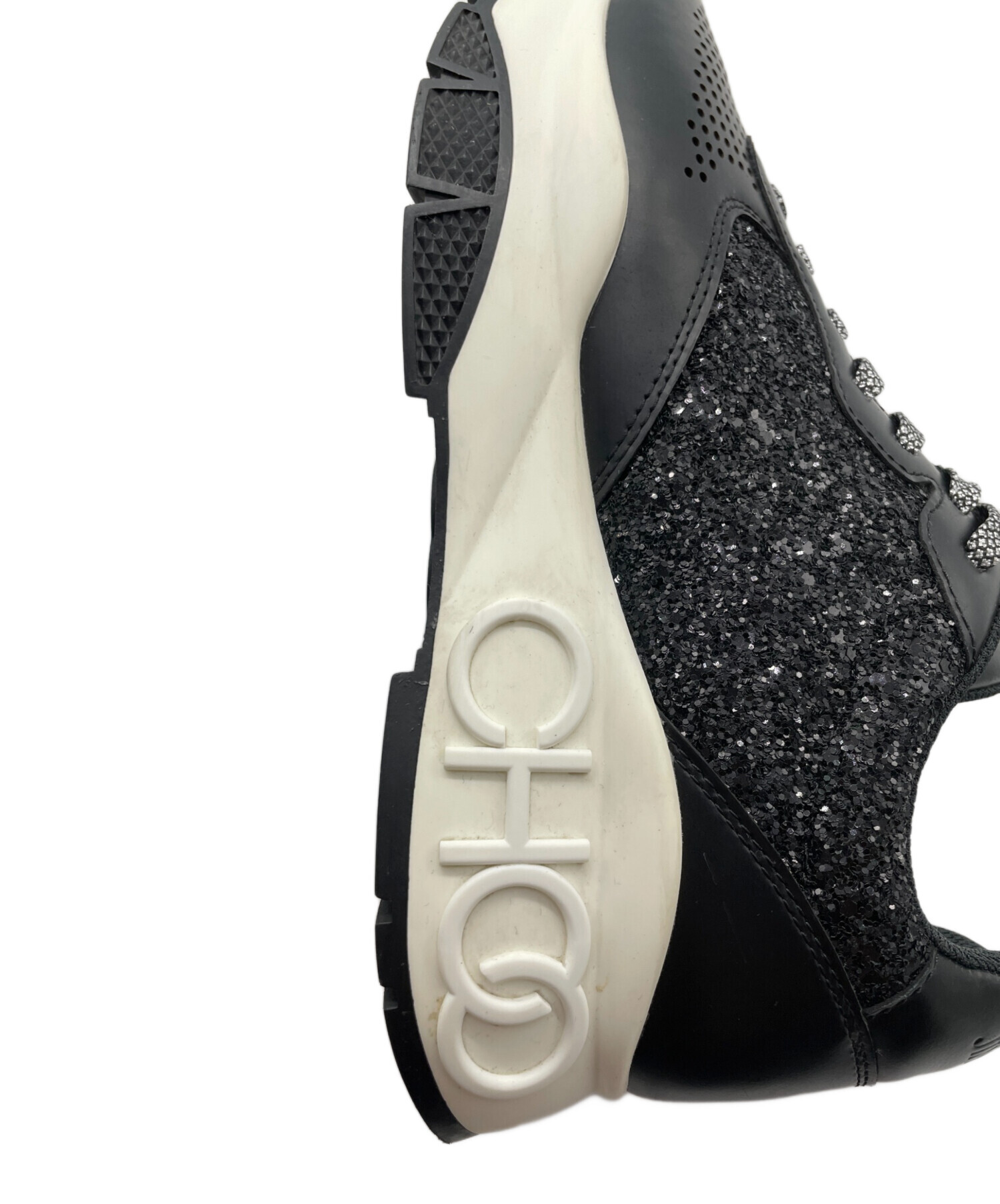 中古・古着通販】JIMMY CHOO (ジミーチュウ) スニーカー ブラック