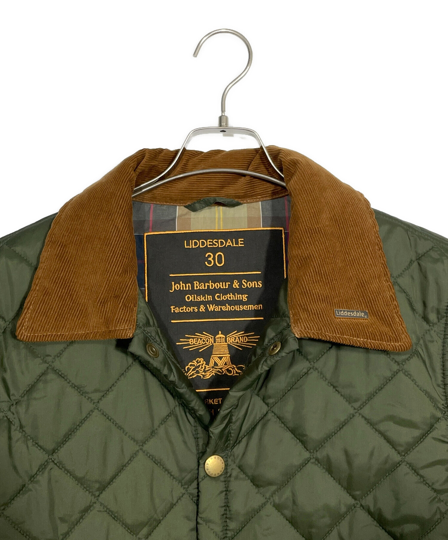 中古・古着通販】Barbour (バブアー) キルティングジャケット グリーン