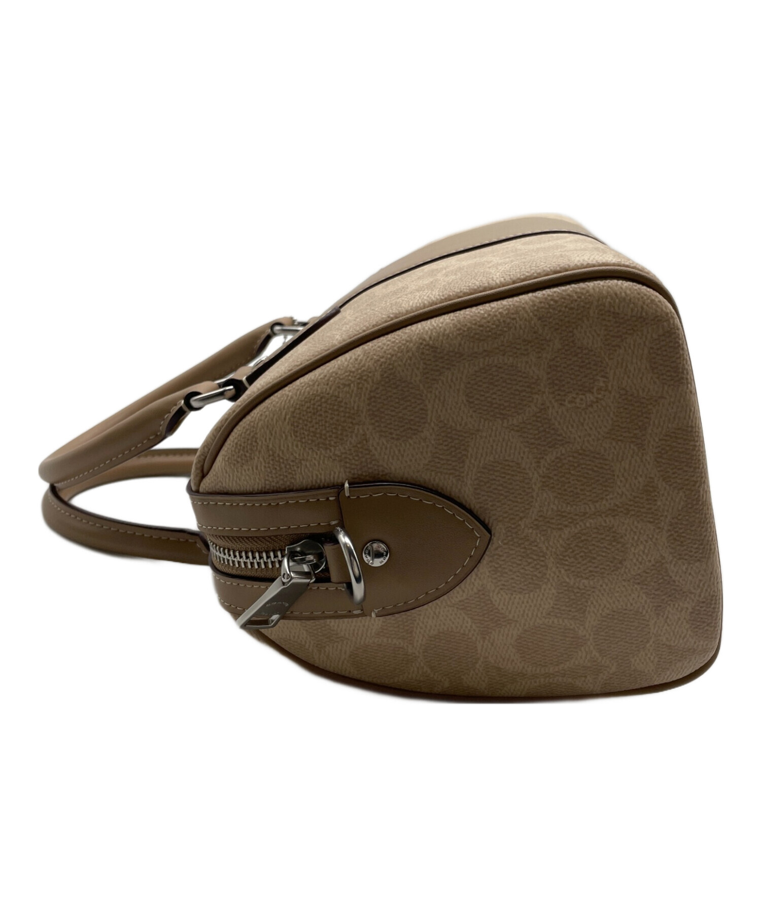 中古・古着通販】COACH (コーチ) ボストンバッグ ベージュ｜ブランド