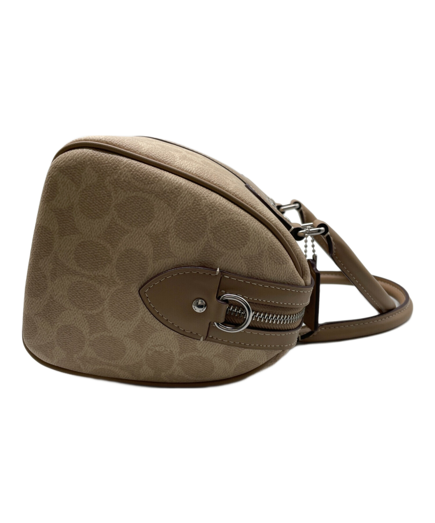 中古・古着通販】COACH (コーチ) ボストンバッグ ベージュ｜ブランド