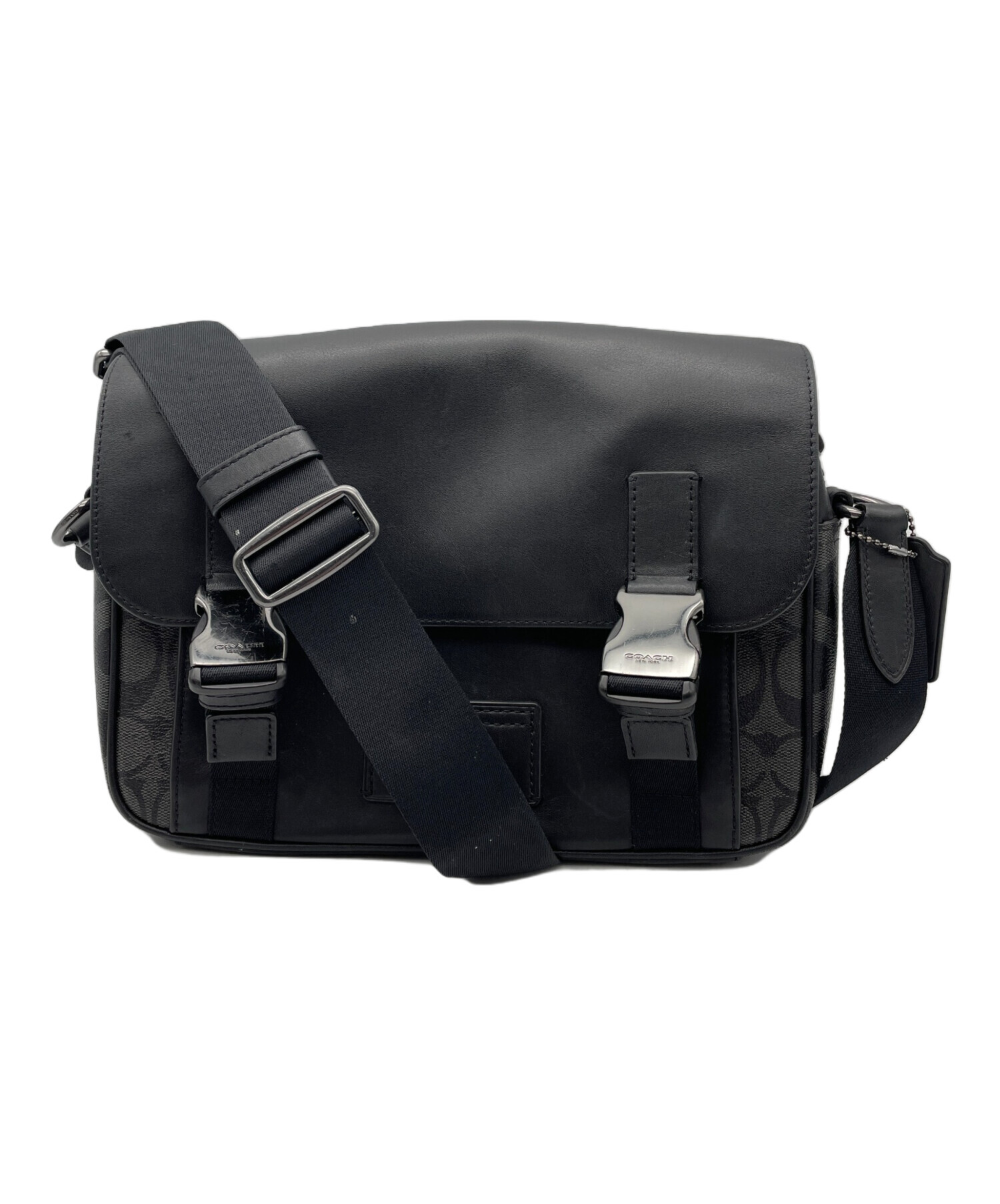 中古・古着通販】COACH (コーチ) ショルダーバッグ ブラック｜ブランド