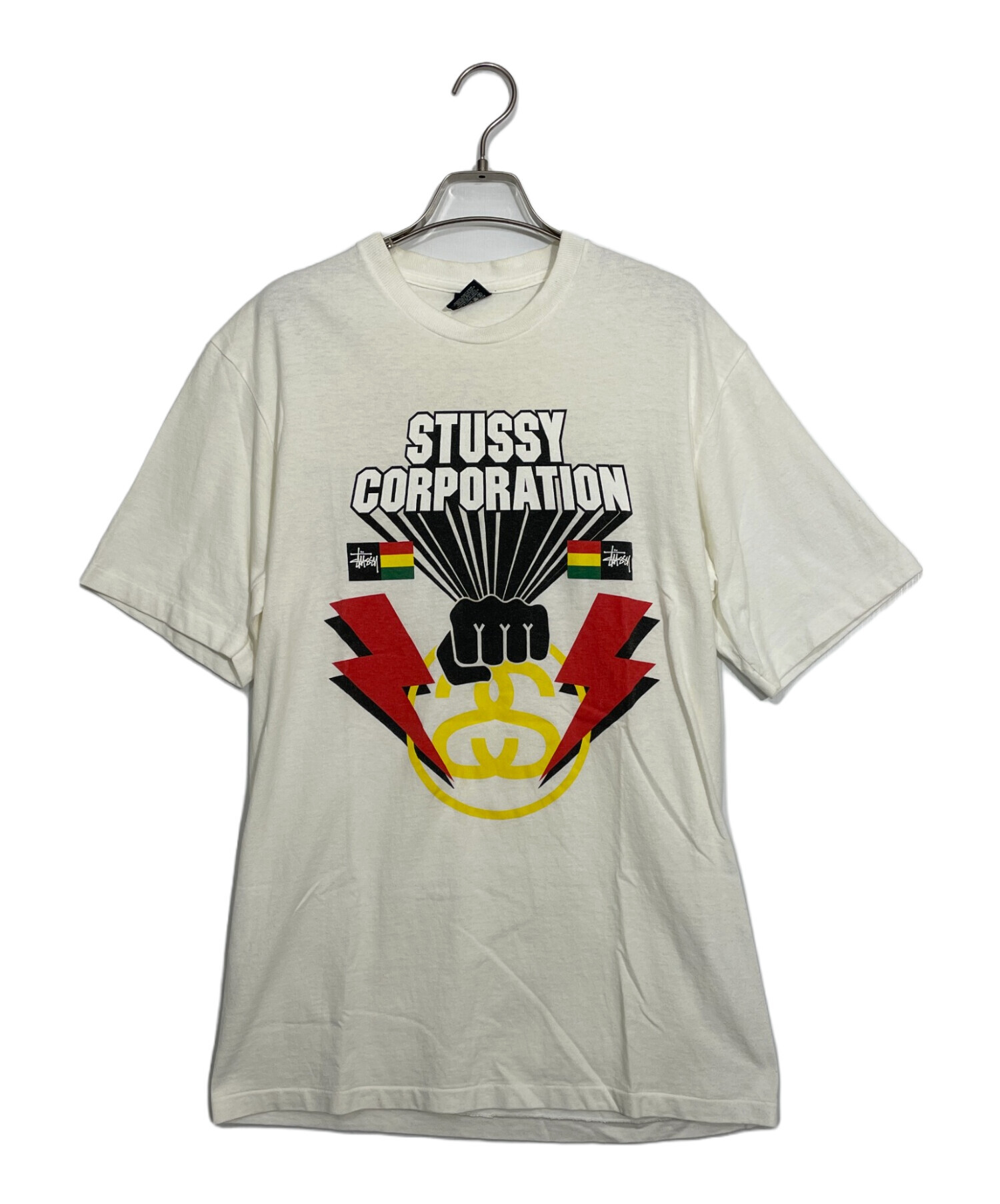 中古・古着通販】stussy (ステューシー) 半袖Tシャツ ブラック サイズ
