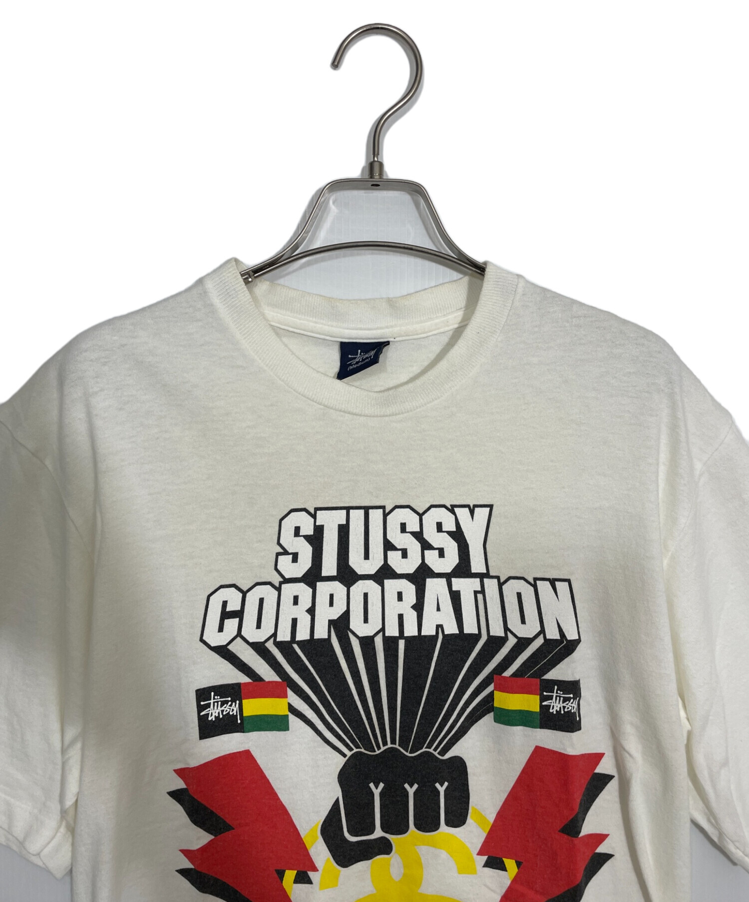 中古・古着通販】stussy (ステューシー) 半袖Tシャツ ブラック サイズ