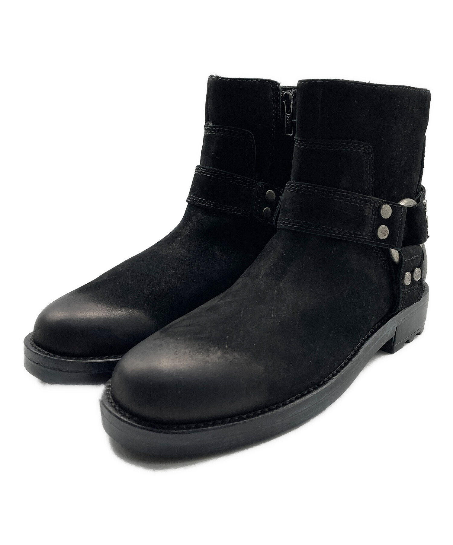 ディーゼル DIESEL レザー　エンジニアブーツ 革　26.5 ブ　黒　y2k 中古・古着通販】DIESEL (ディーゼル) エンジニアブーツ ブラック