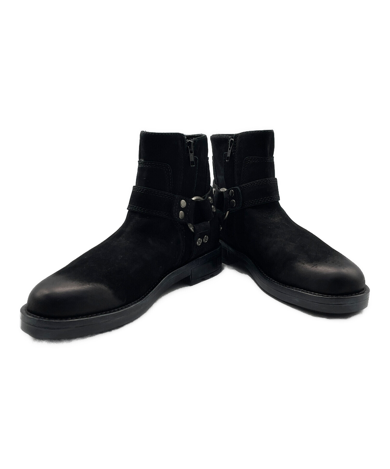 ディーゼル DIESEL レザー　エンジニアブーツ 革　26.5 ブ　黒　y2k 中古・古着通販】DIESEL (ディーゼル) エンジニアブーツ ブラック