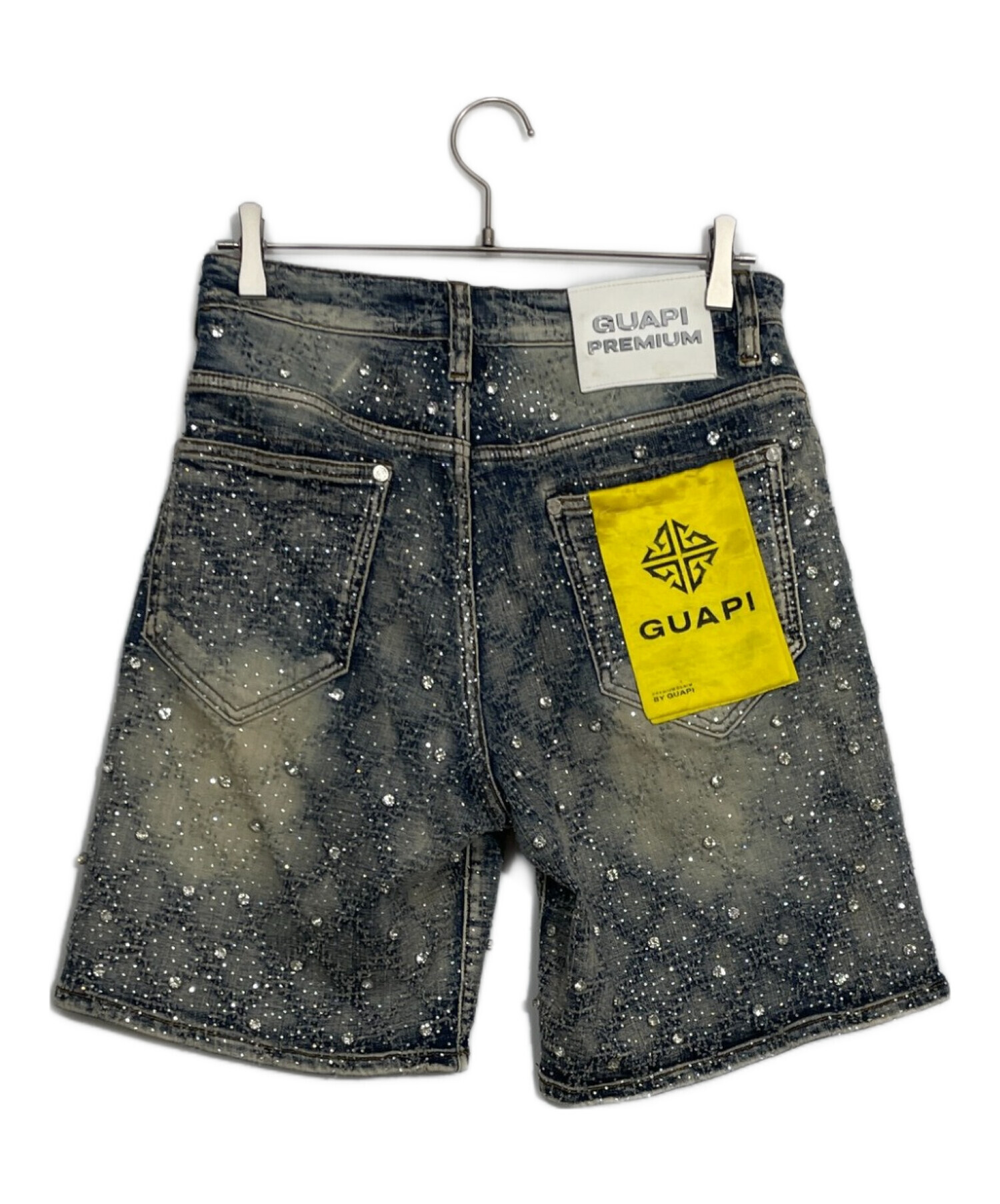 GUAPI 試着のみ　サイズ　28 タグにやや傷あり 中古・古着通販】GUAPI (グアピ) デニムハーフパンツ サイズ:28
