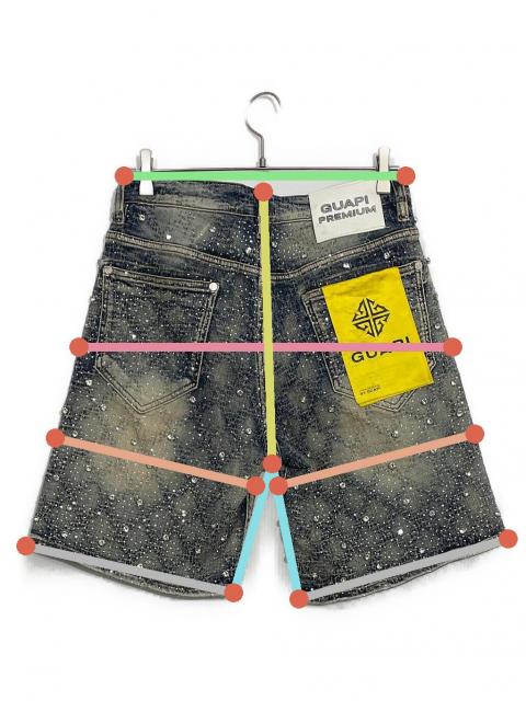 guapi ハーフデニムパンツ 中古・古着通販】GUAPI (グアピ) デニムハーフパンツ サイズ:28