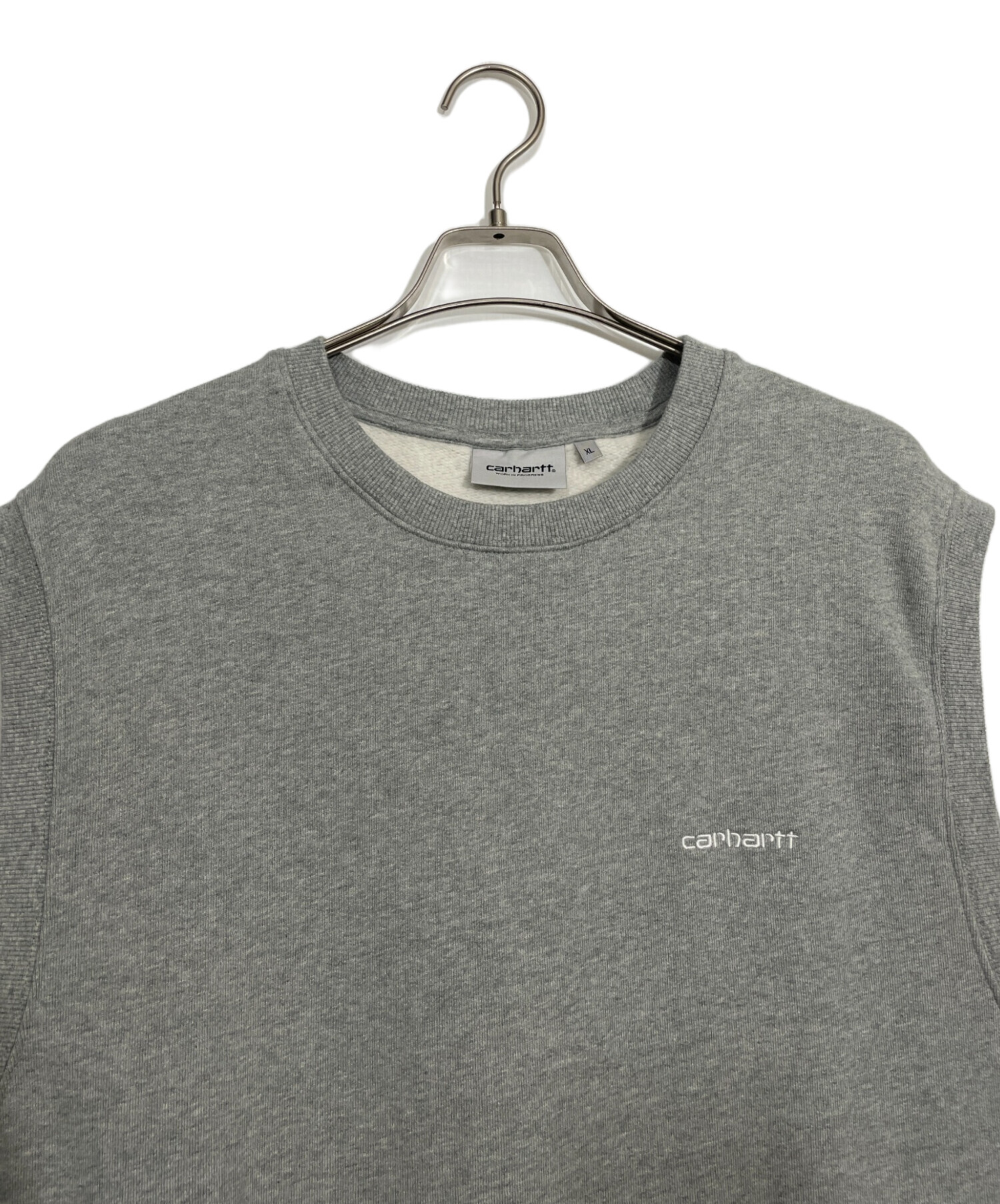 中古・古着通販】CarHartt (カーハート) スクリプトベストスウェット 