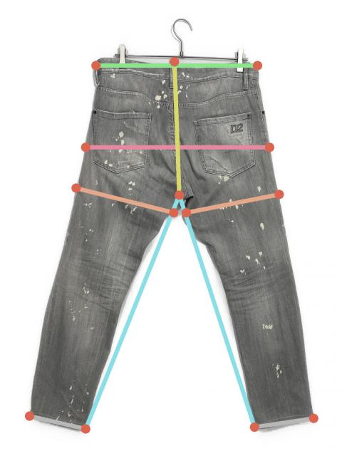 中古・古着通販】DSQUARED2 (ディースクエアード) ダメージ加工デニム