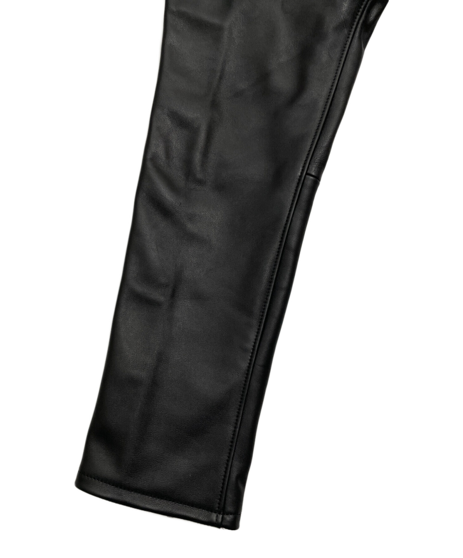 KADOYA レザーパンツ ＬＬ　中古 中古・古着通販】KADOYA (カドヤ) レザーパンツ ブラック サイズ:36