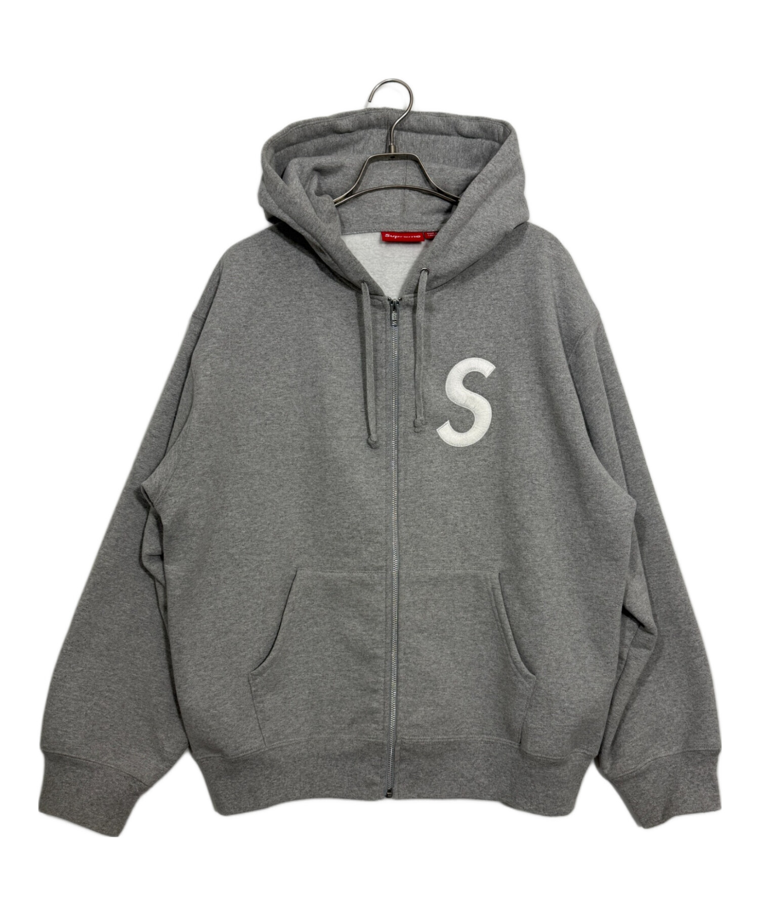 中古・古着通販】SUPREME (シュプリーム) ジップパーカー ライトグレー 