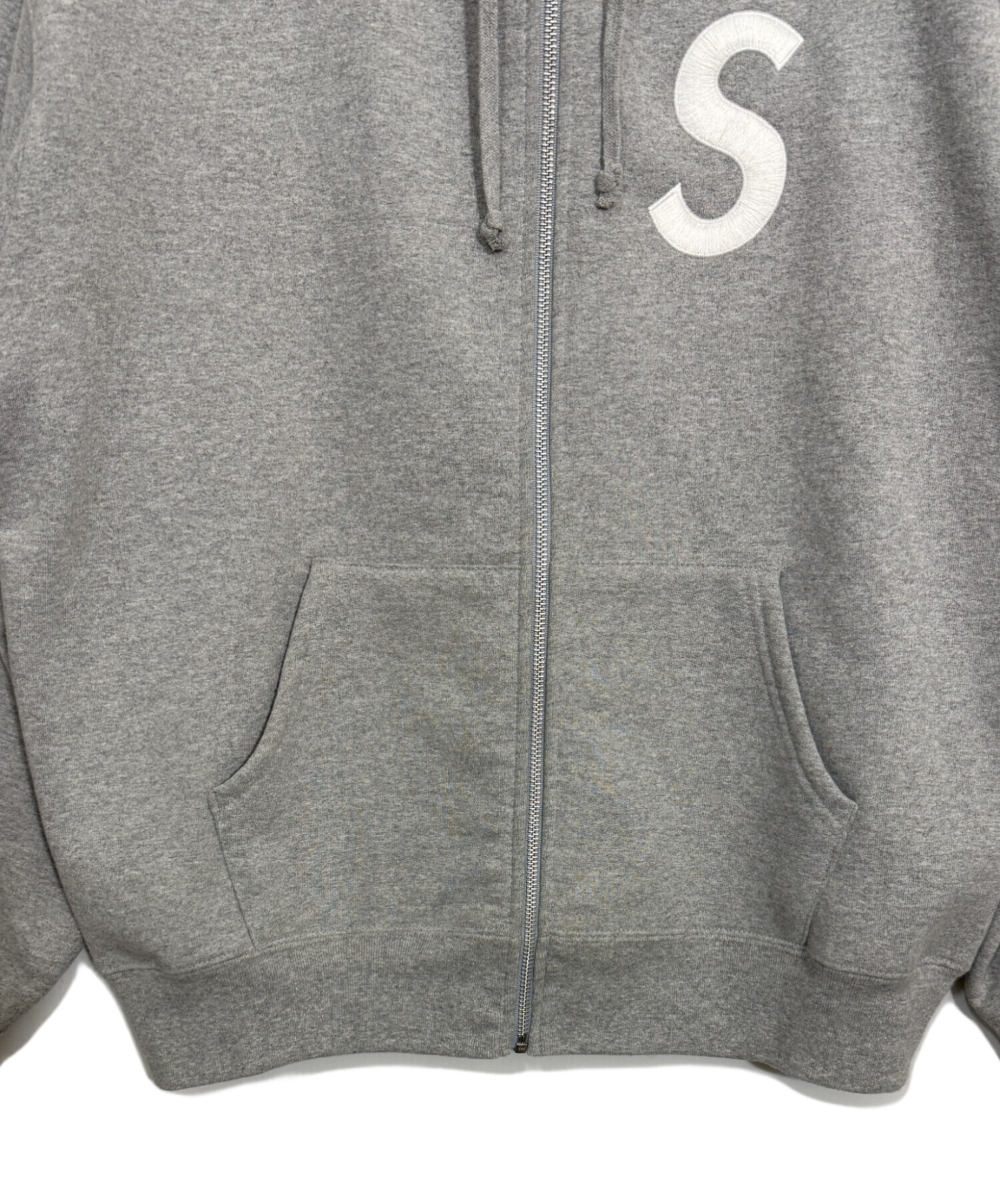 中古・古着通販】SUPREME (シュプリーム) ジップパーカー ライトグレー 