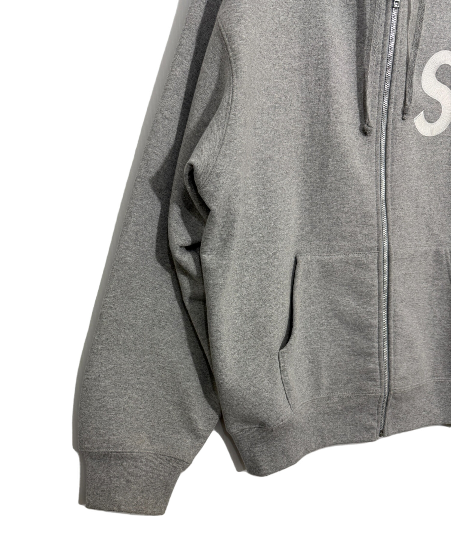 中古・古着通販】SUPREME (シュプリーム) ジップパーカー ライトグレー 