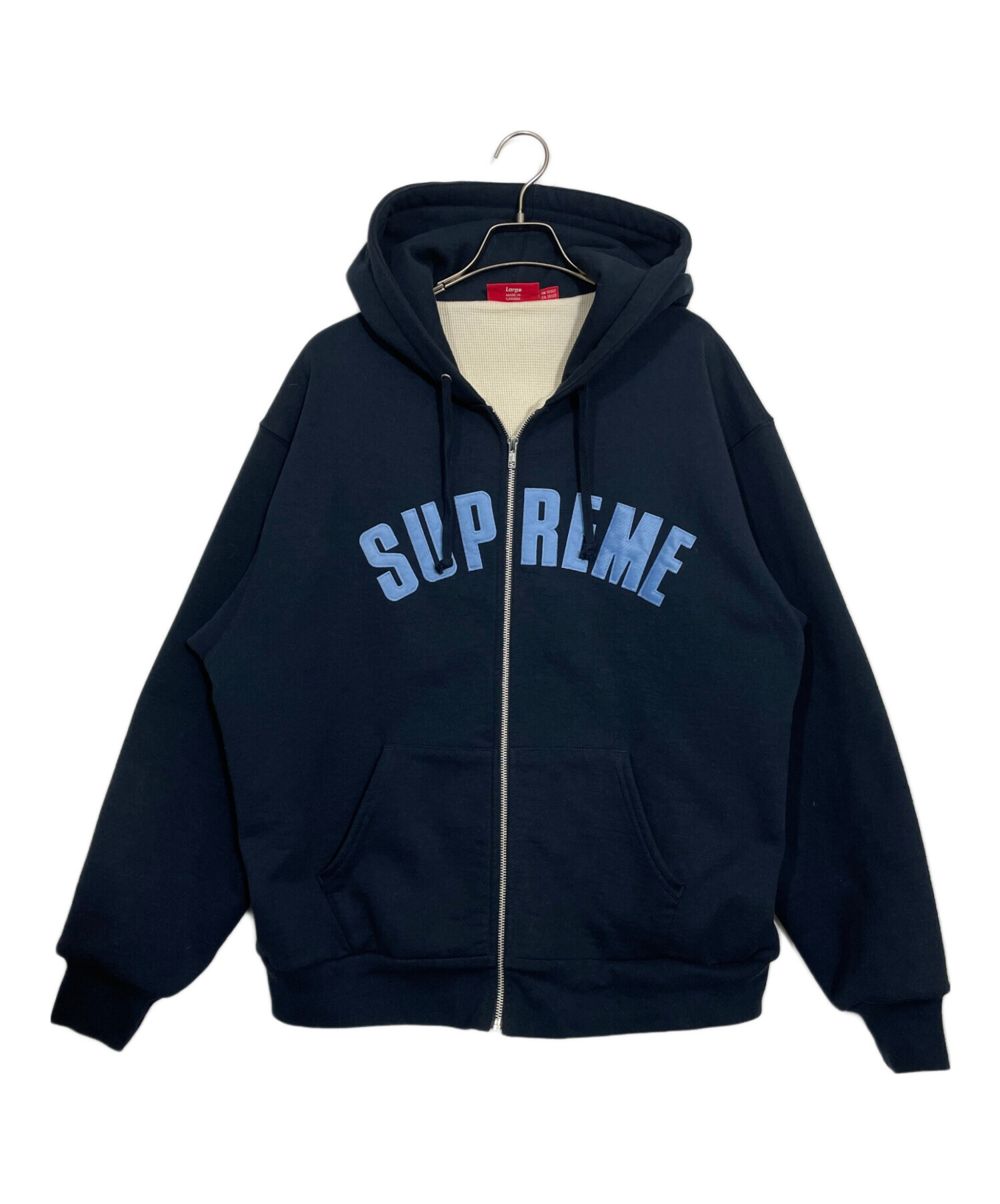 中古・古着通販】SUPREME (シュプリーム) ジップパーカー ネイビー