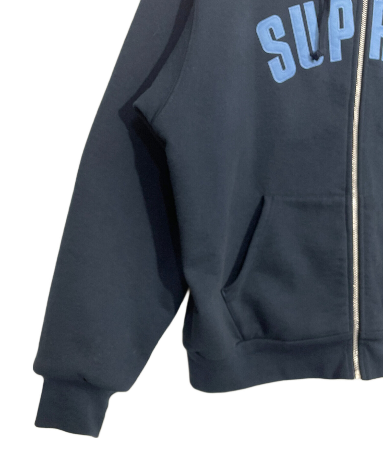 【値下げしました】supreme パーカー ネイビー L シュプリーム Supreme - Supreme シュプリーム ボックスロゴ パーカー ネイビー 正規