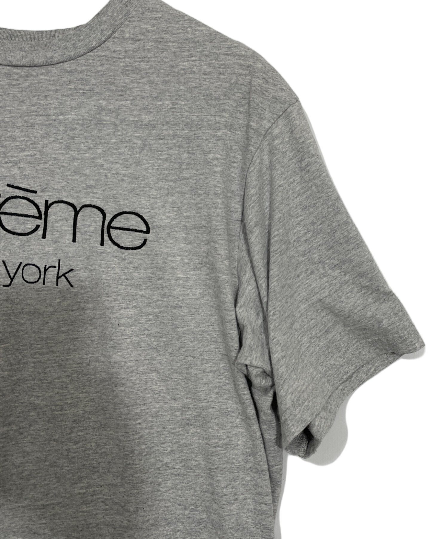 中古・古着通販】SUPREME (シュプリーム) 半袖Tシャツ ライトグレー 