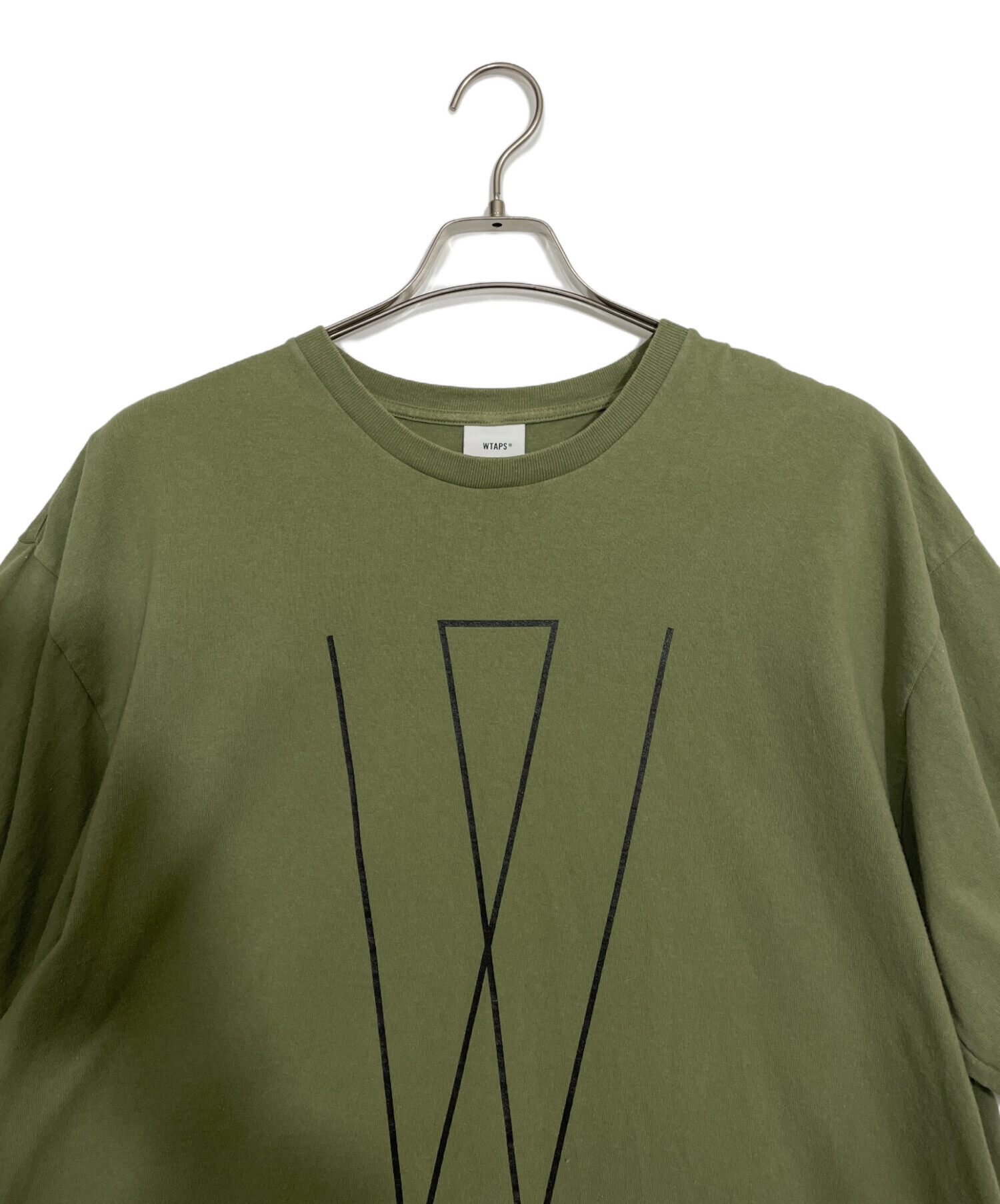中古・古着通販】WTAPS (ダブルタップス) 半袖Tシャツ オリーブ サイズ