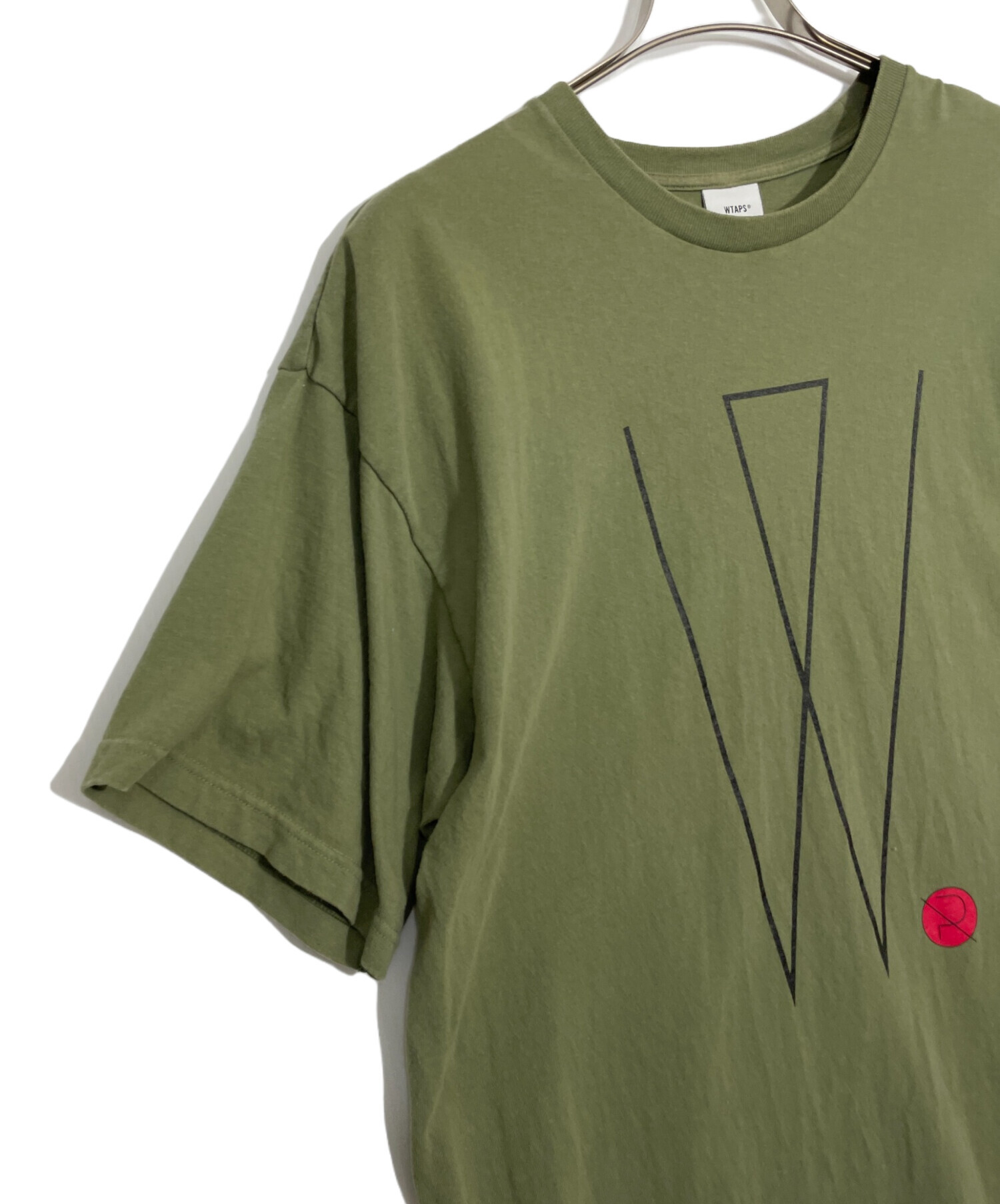 中古・古着通販】WTAPS (ダブルタップス) 半袖Tシャツ オリーブ サイズ