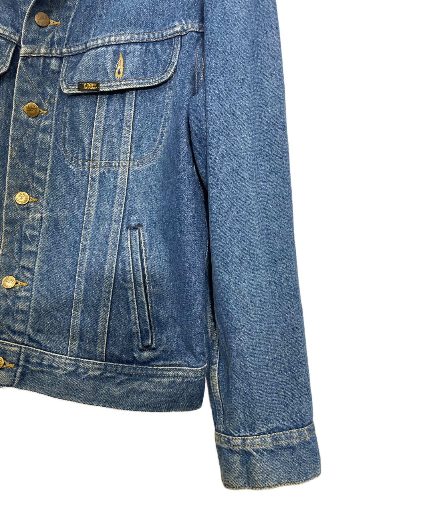 中古・古着通販】LEE (リー) デニムジャケット ブルー サイズ:40