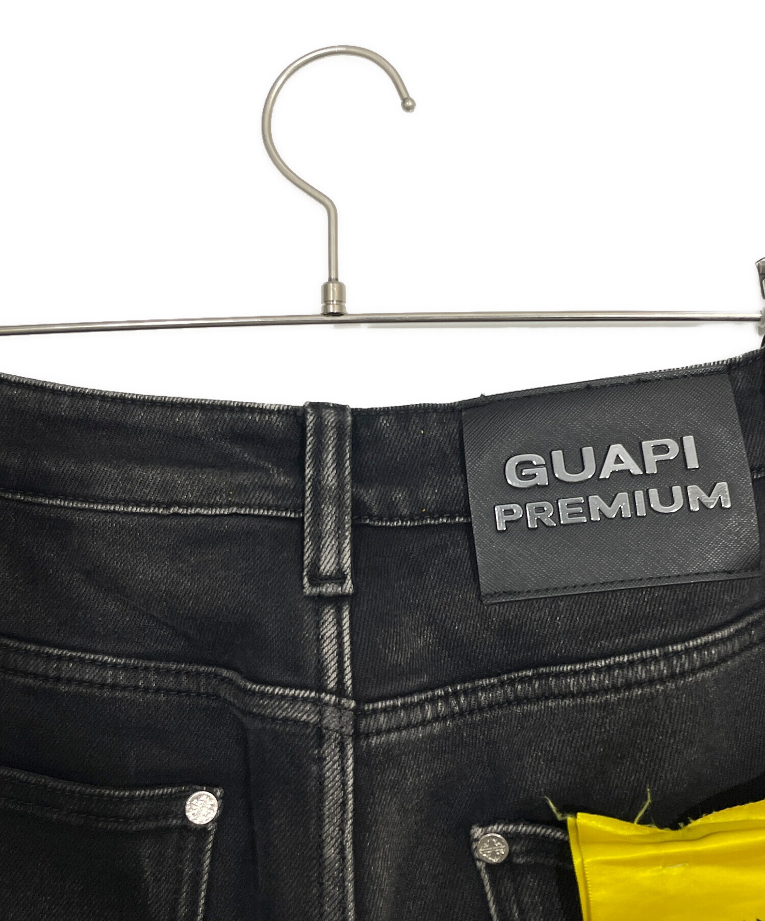中古・古着通販】GUAPI (グアピ) デニムパンツ ブラック サイズ:30