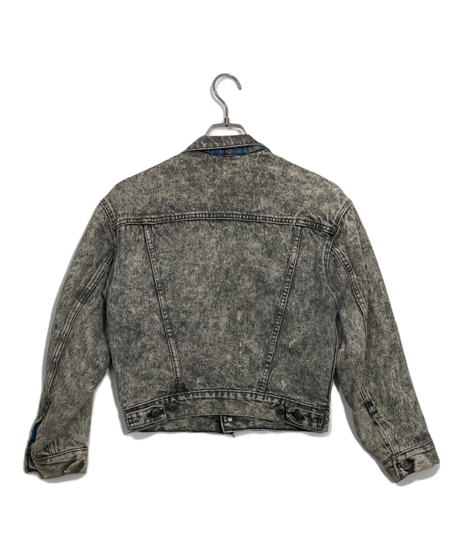 【未使用】Levi's グレー デニムジャケット S ※日本サイズM 中古・古着通販】LEVI'S (リーバイス) 裏ネルデニムジャケット グレー