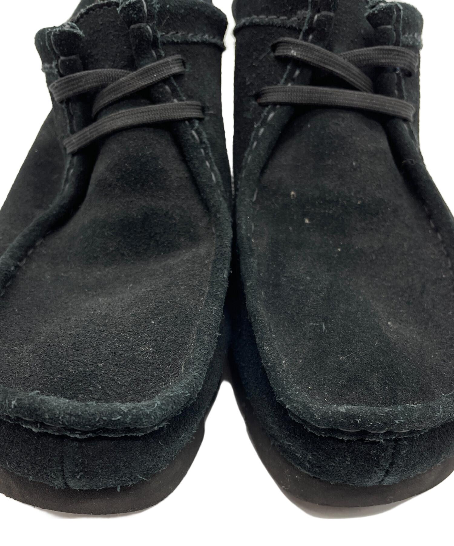 中古・古着通販】CLARKS (クラークス) ワラビーシューズ ブラック