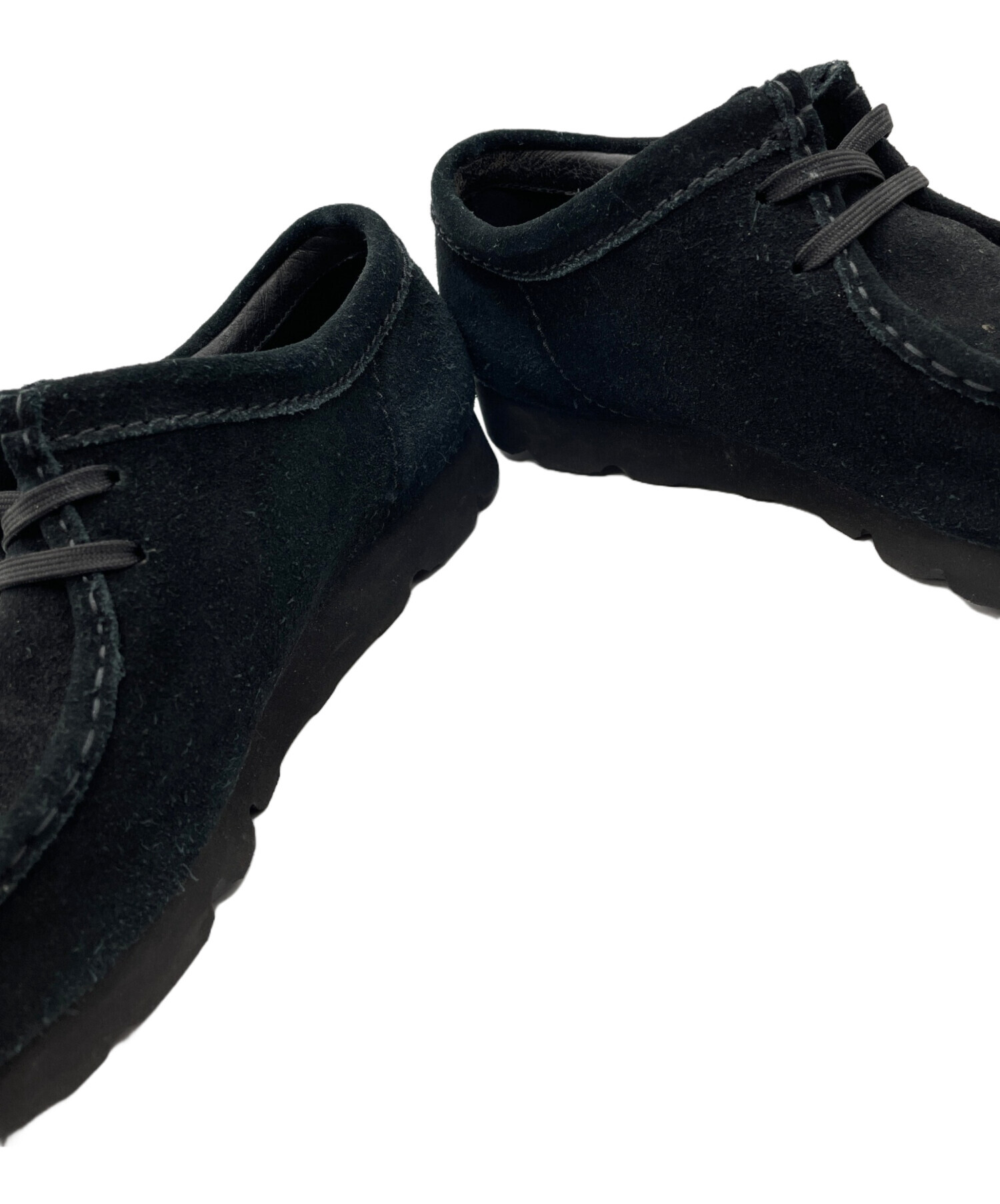 中古・古着通販】CLARKS (クラークス) ワラビーシューズ ブラック