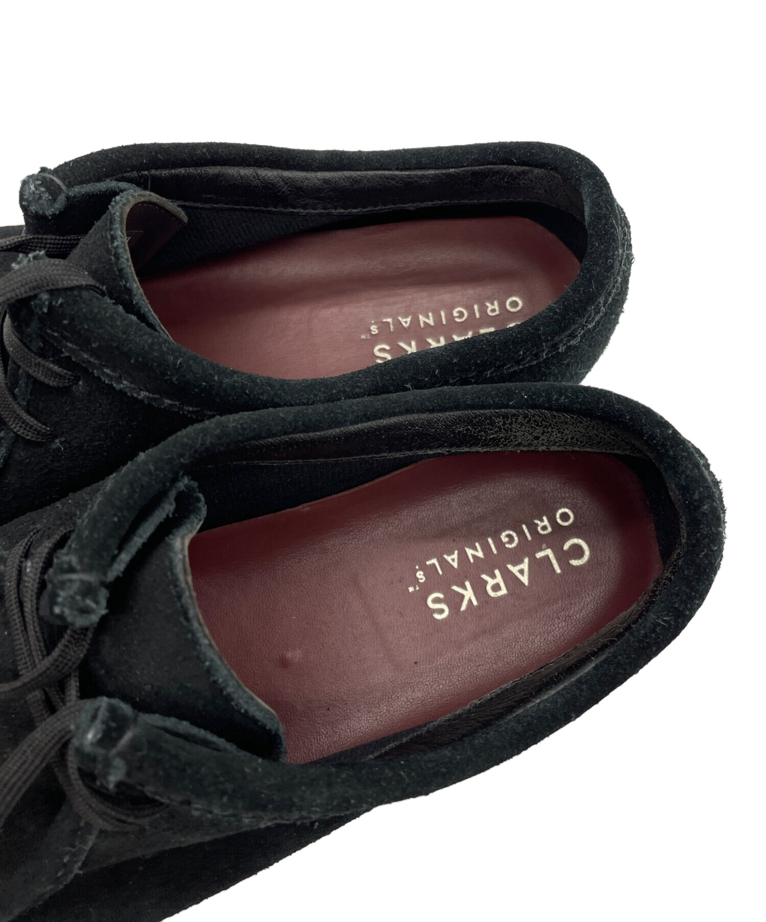 中古・古着通販】CLARKS (クラークス) ワラビーシューズ ブラック