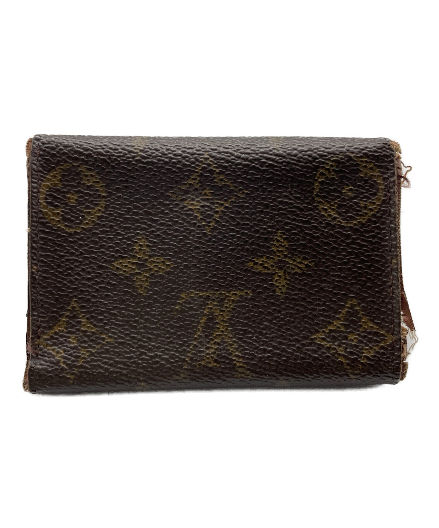 【新品未使用品】LOUIS VUITTON レザーキーケース 中古・古着通販】LOUIS VUITTON (ルイ ヴィトン) キーケース ブラウン