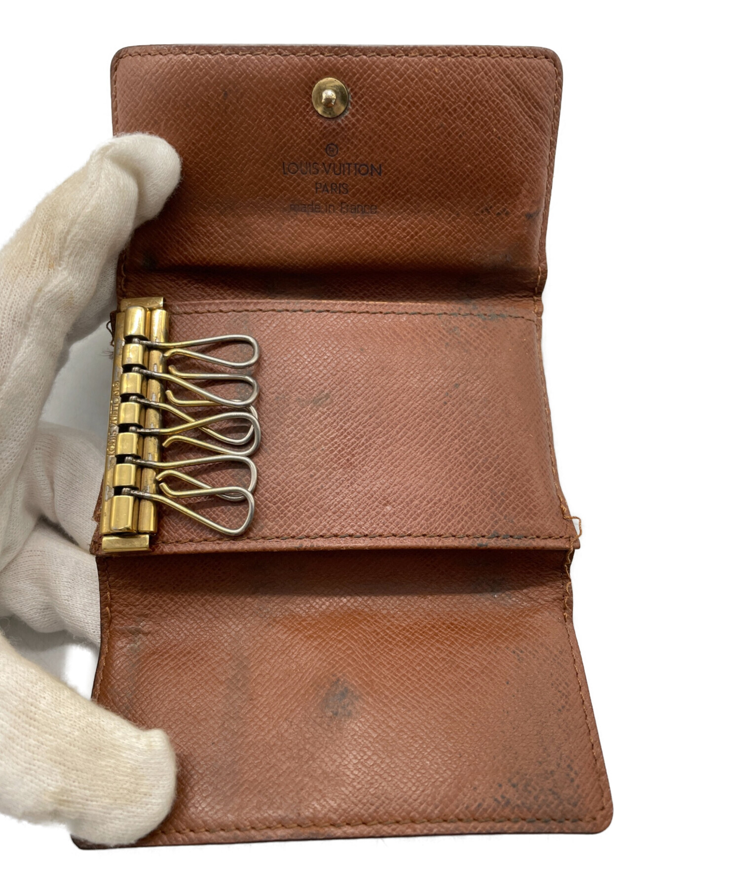 中古・古着通販】LOUIS VUITTON (ルイ ヴィトン) キーケース ブラウン