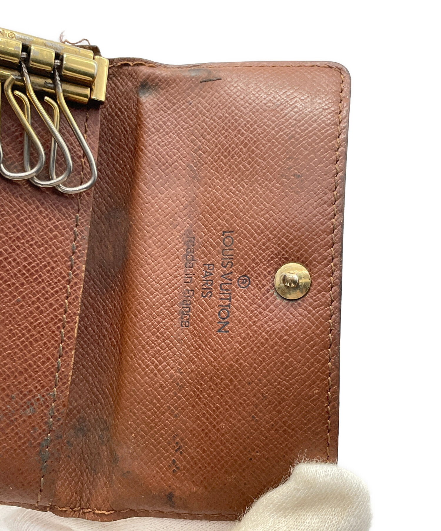 中古・古着通販】LOUIS VUITTON (ルイ ヴィトン) キーケース ブラウン