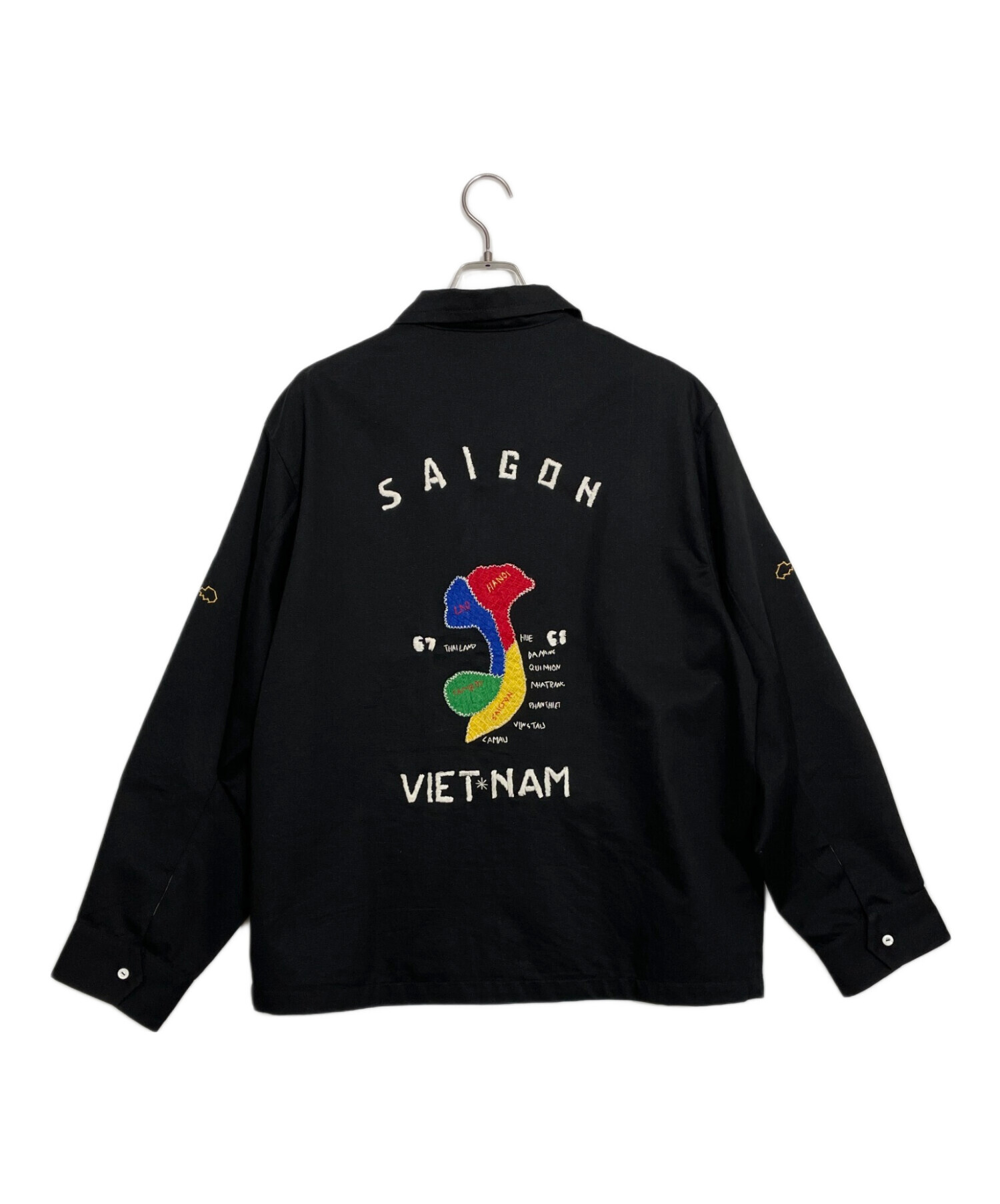中古・古着通販】HOUSTON (ヒューストン) スイングトップ ブラック 