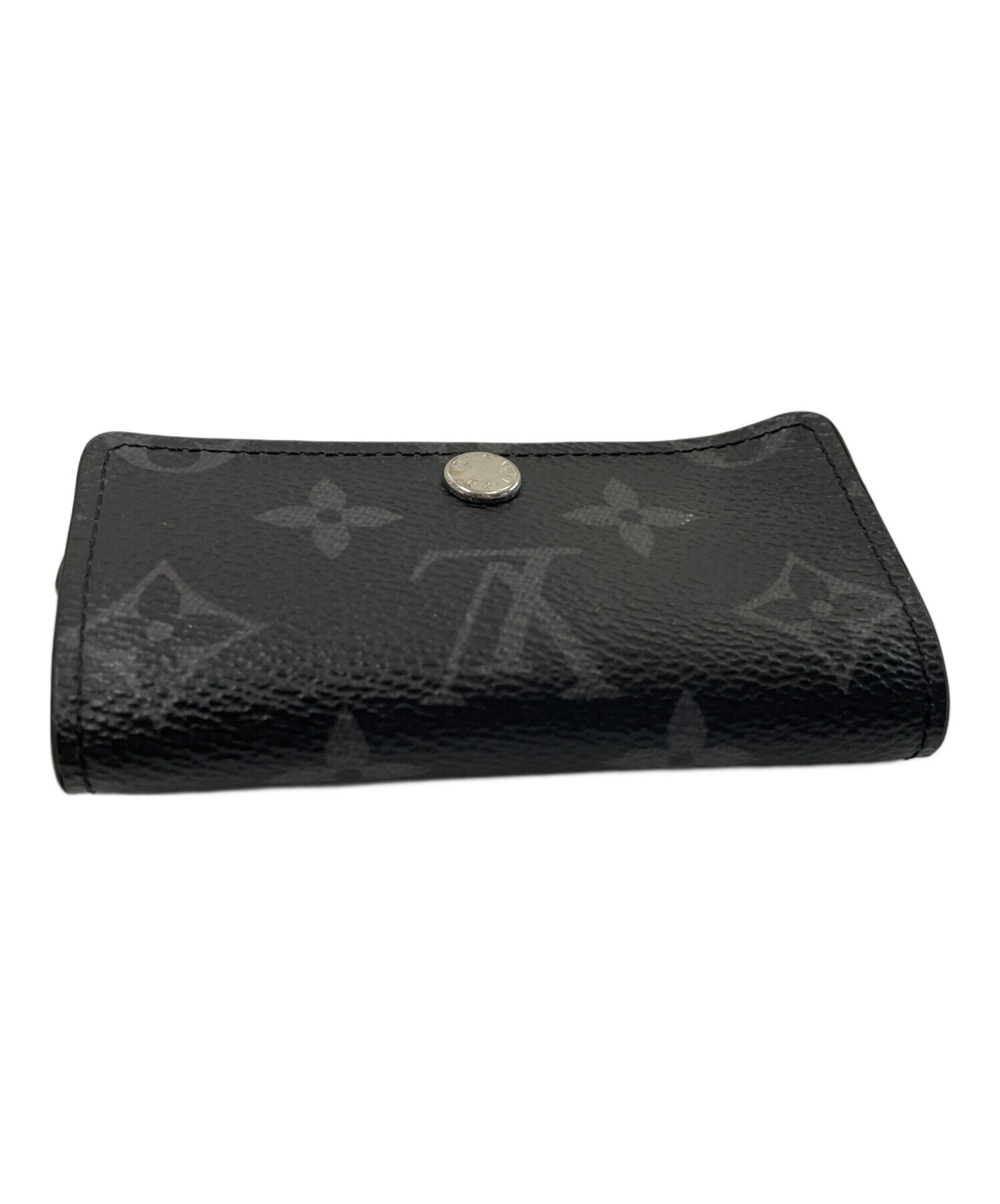 Louis Vuitton モノグラムキーケース ブラック 中古・古着通販】LOUIS VUITTON (ルイ ヴィトン) キーケース ブラック