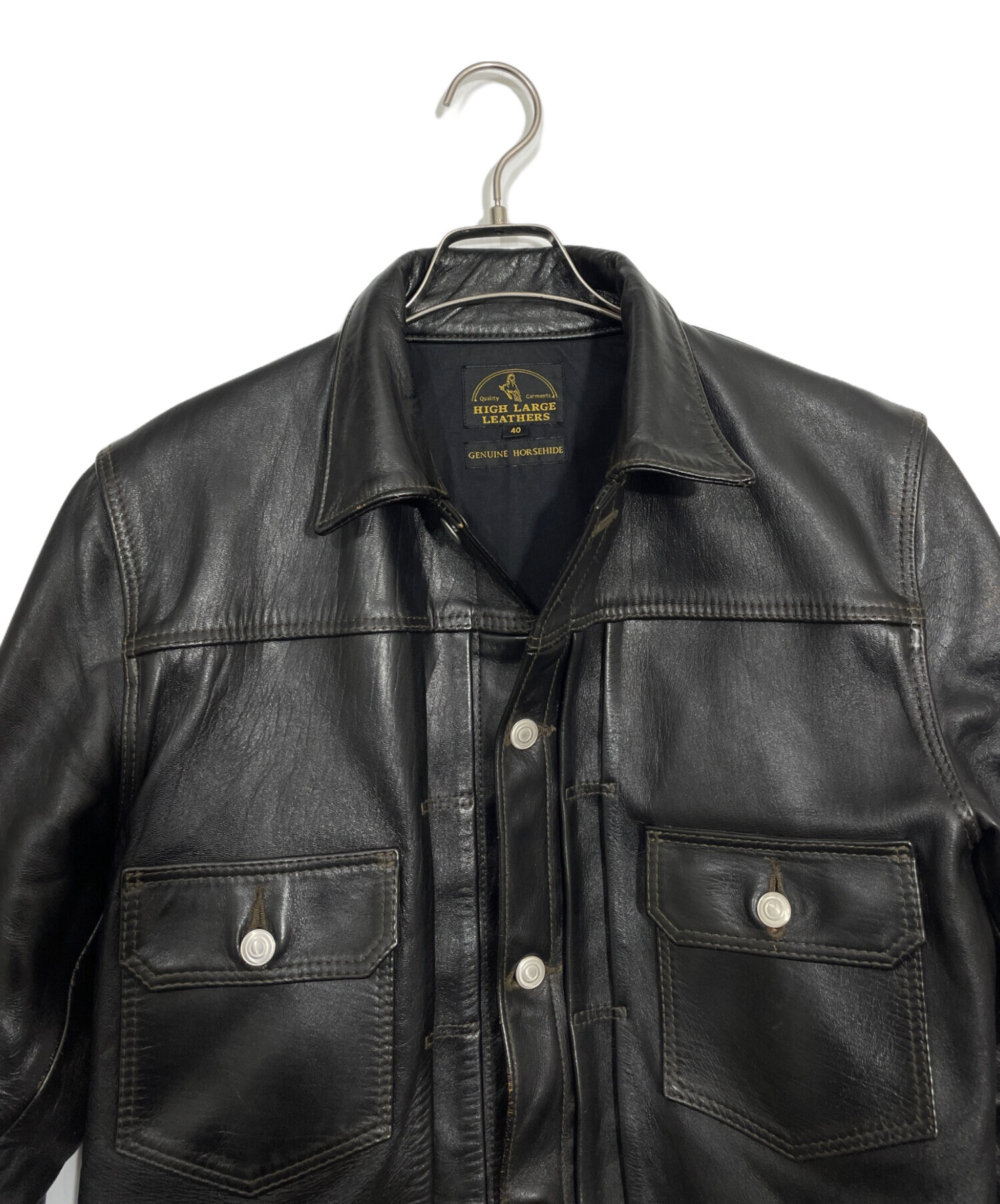 中古・古着通販】HIGH LARGE LEATHERS (ハイラージレザーズ) レザー 