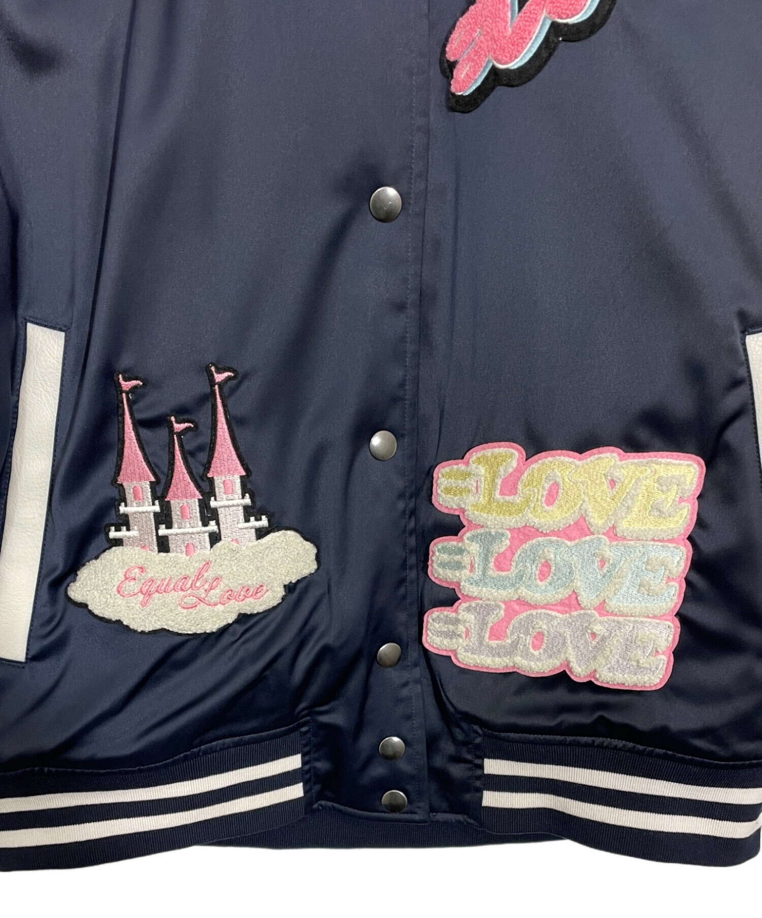 中古・古着通販】Felicitest (フェリシテスト) スタジャン ネイビー 
