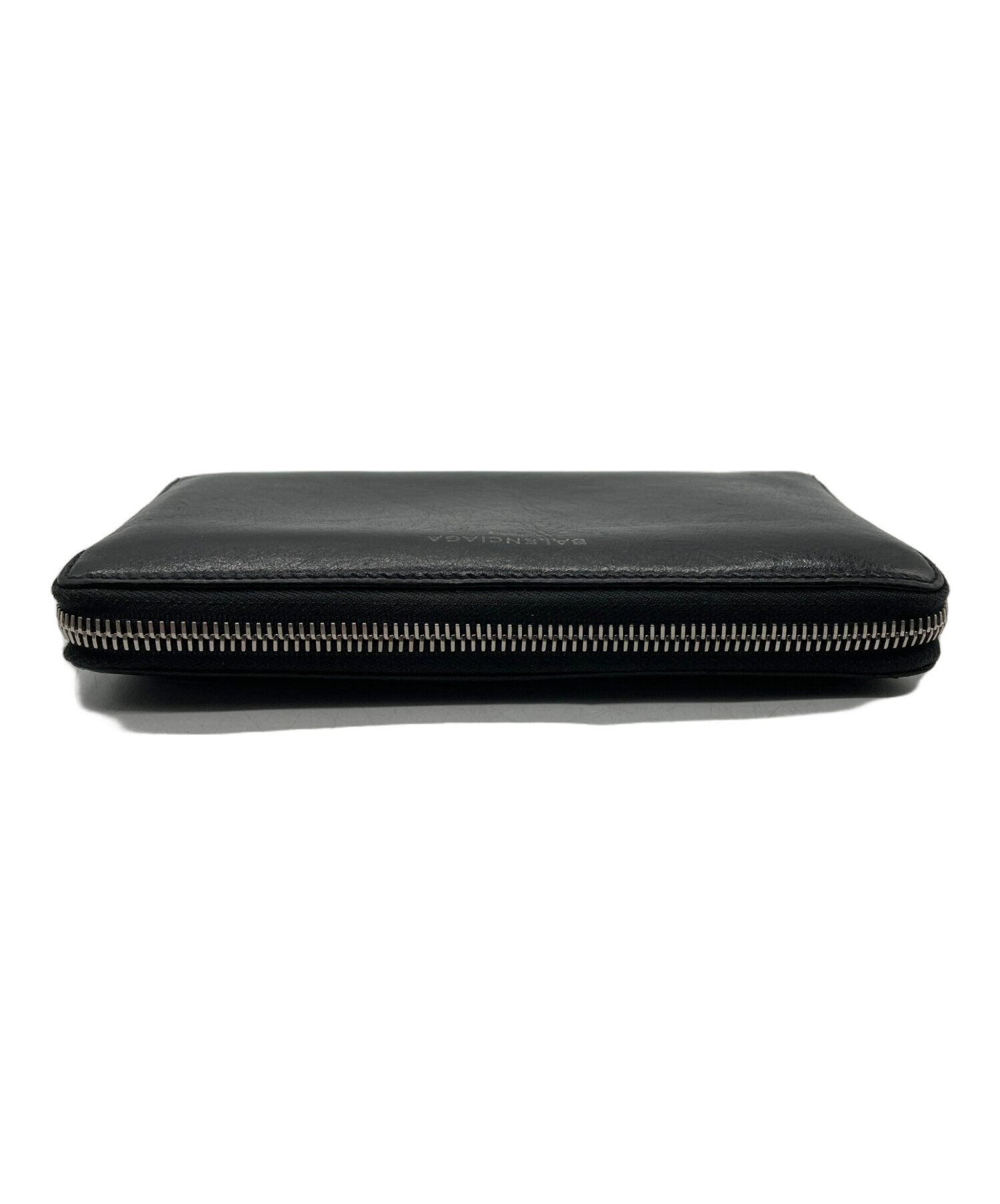 中古・古着通販】BALENCIAGA (バレンシアガ) 長財布 ブラック