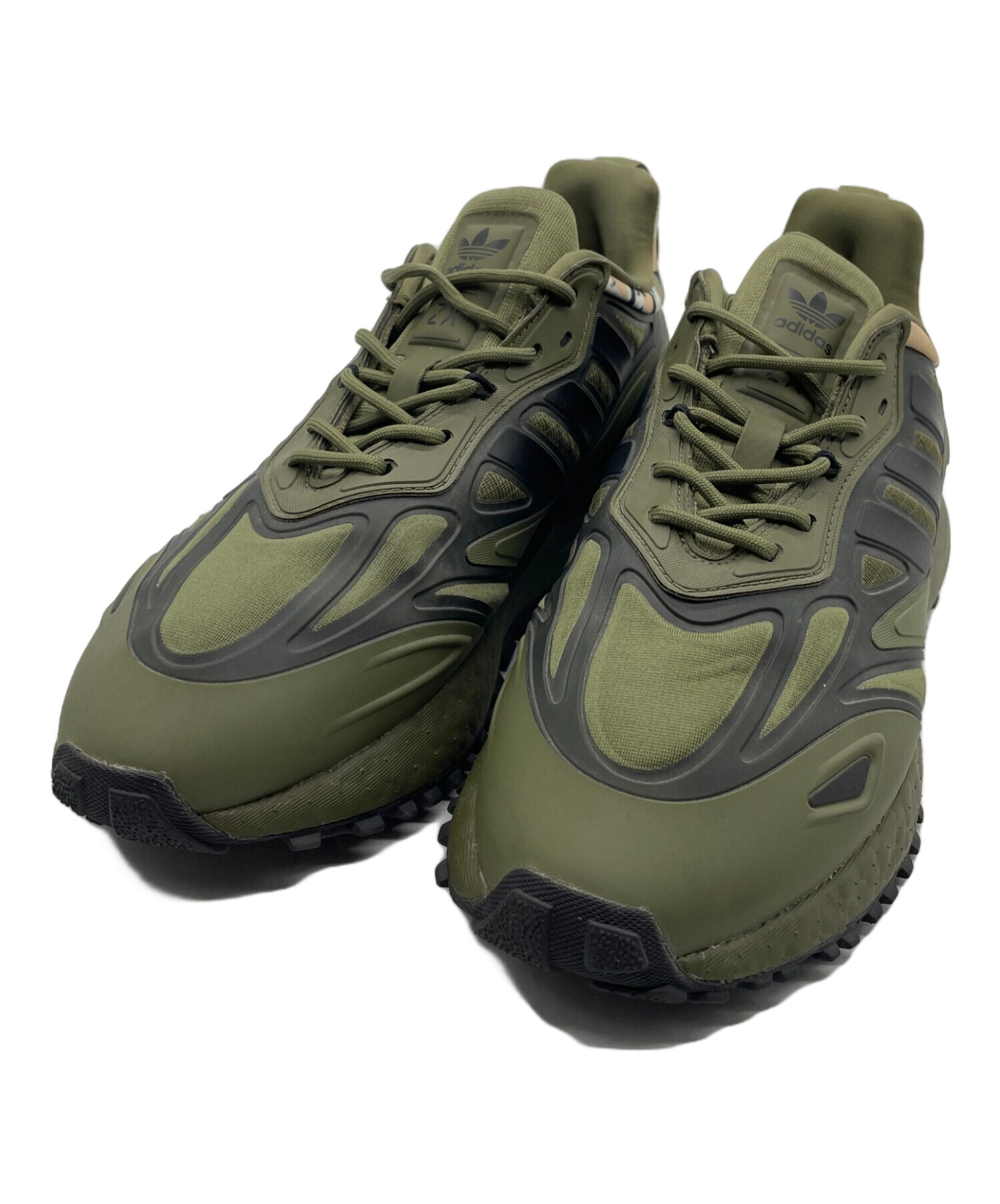中古・古着通販】adidas (アディダス) スニーカー カーキ サイズ:25.5