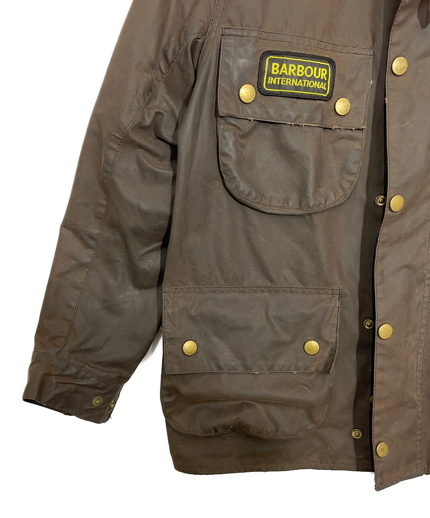 希少♪ バブアー オイルドジャケット BEAUCHAMP 英国製 茶 2XL 中古・古着通販】Barbour (バブアー) オイルドジャケット ブラウン