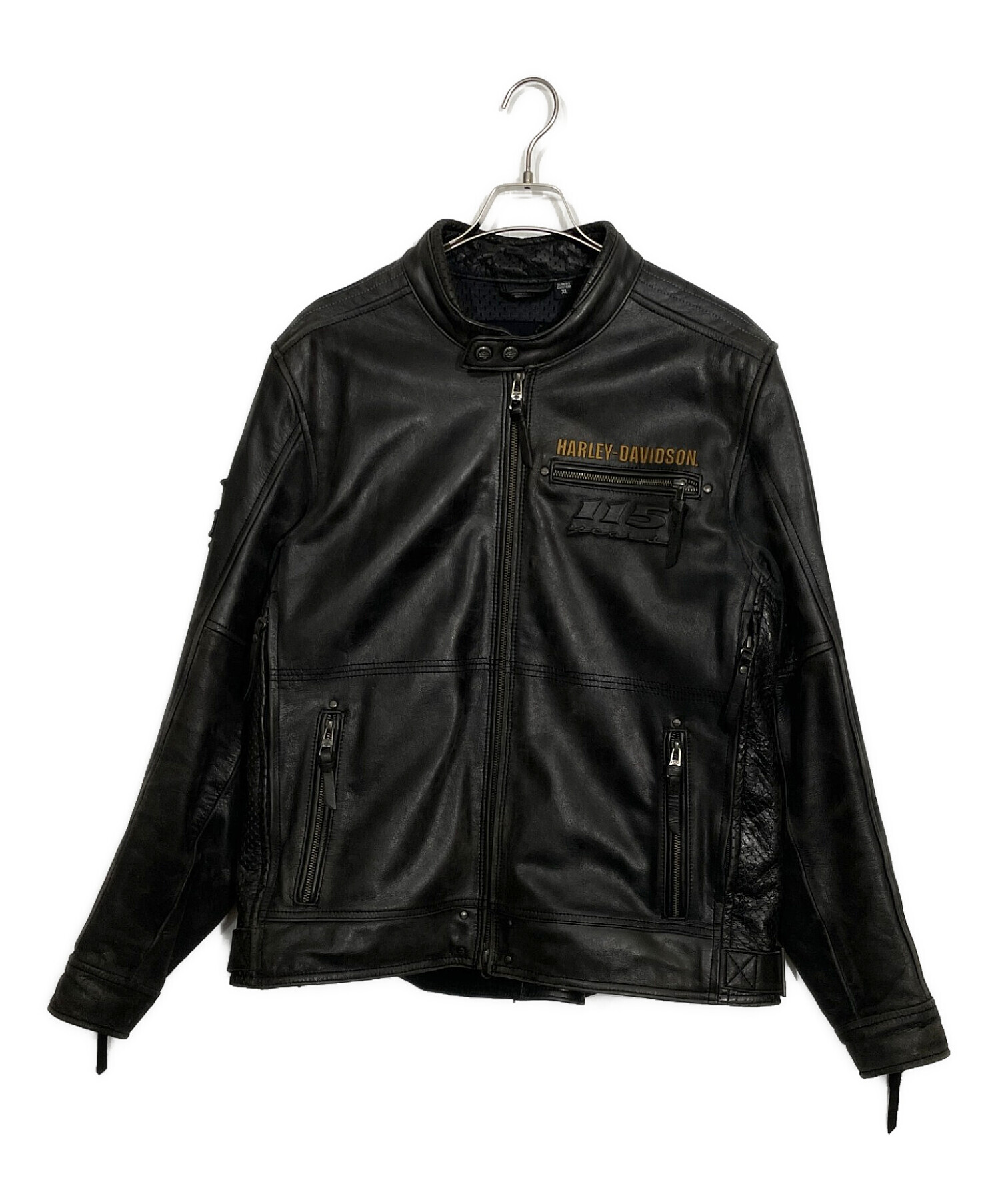 【Harley Davidson】 ライダースジャケット Lサイズ 中古・古着通販】HARLEY-DAVIDSON (ハーレーダビッドソン) レザー