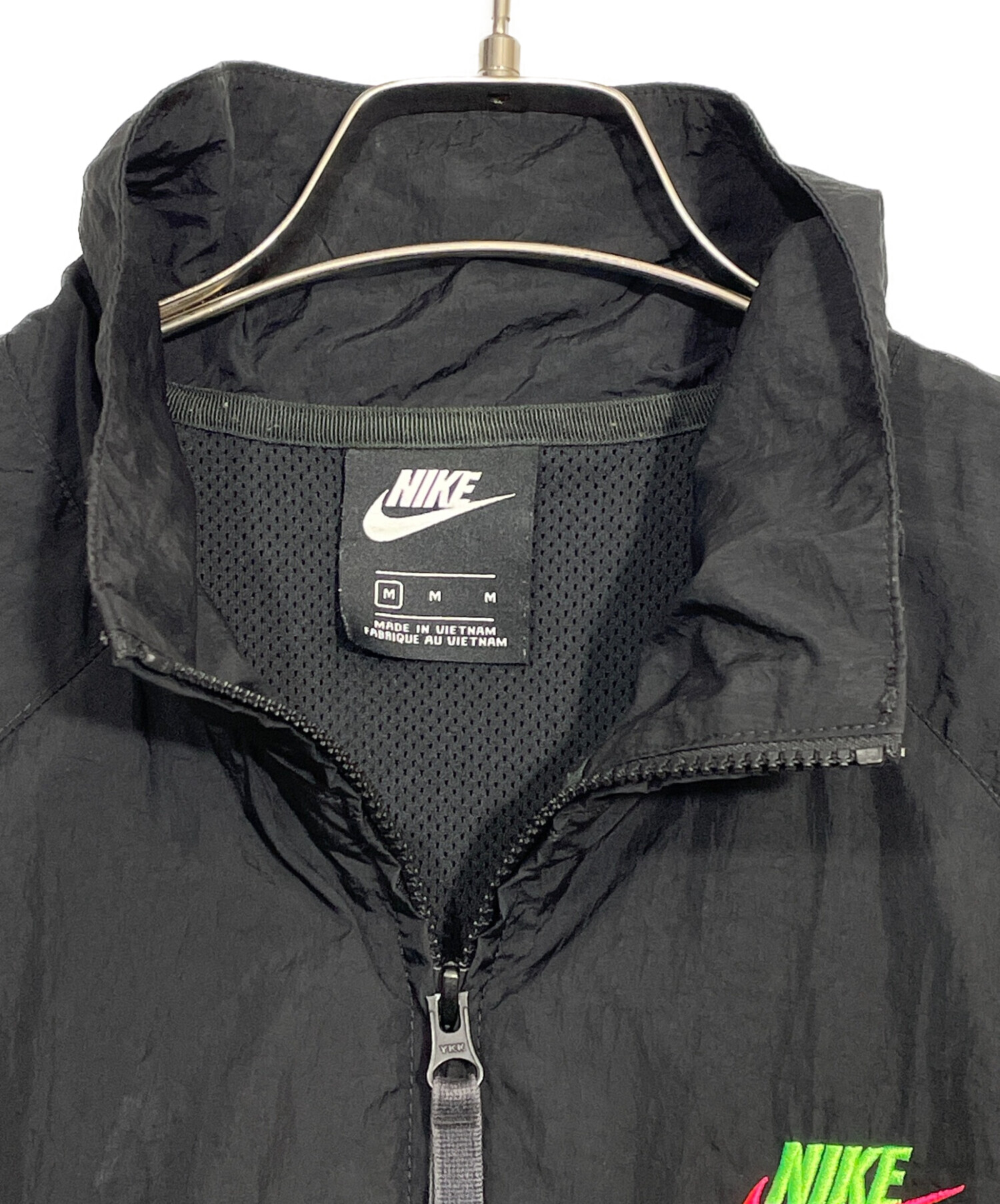 中古・古着通販】NIKE (ナイキ) ジップアップジャケット ブラック