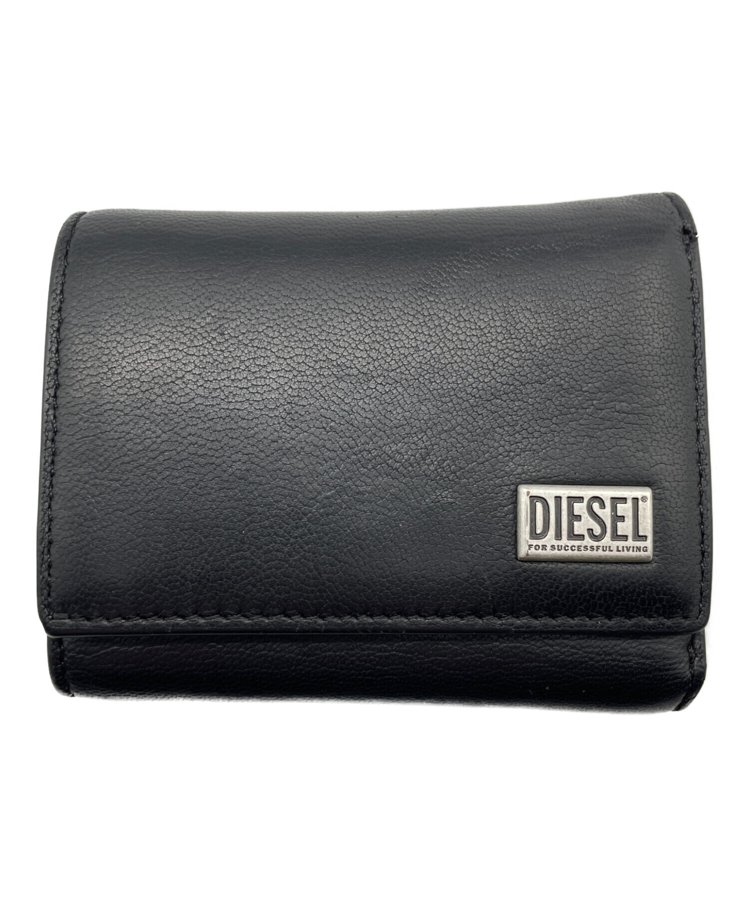 中古・古着通販】DIESEL (ディーゼル) 3つ折り財布 ブラック｜ブランド