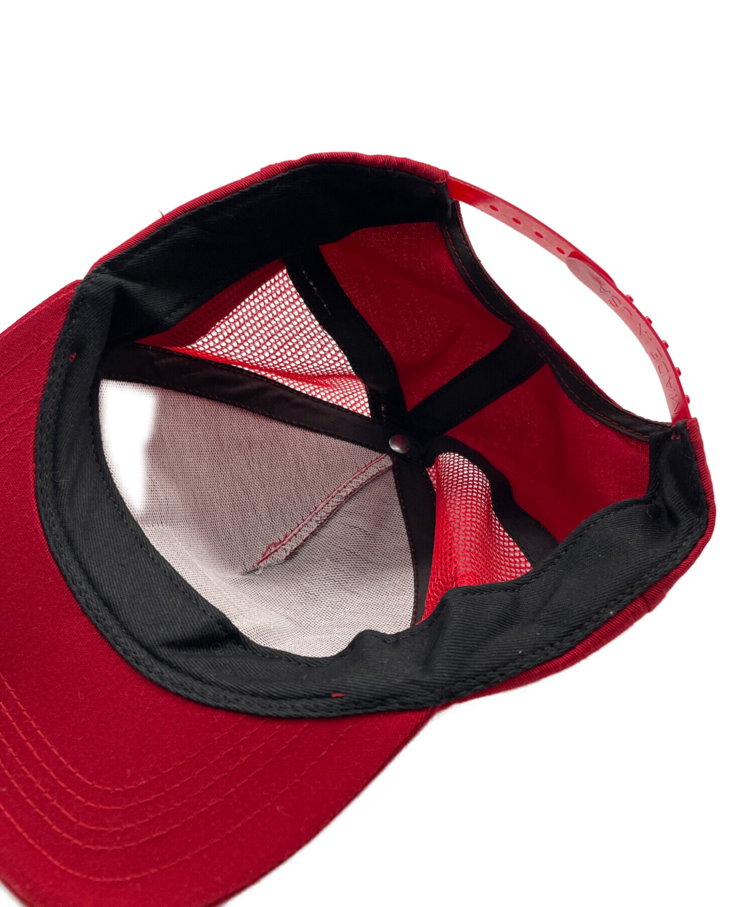 中古・古着通販】SUPREME (シュプリーム) キャップ レッド サイズ:表記