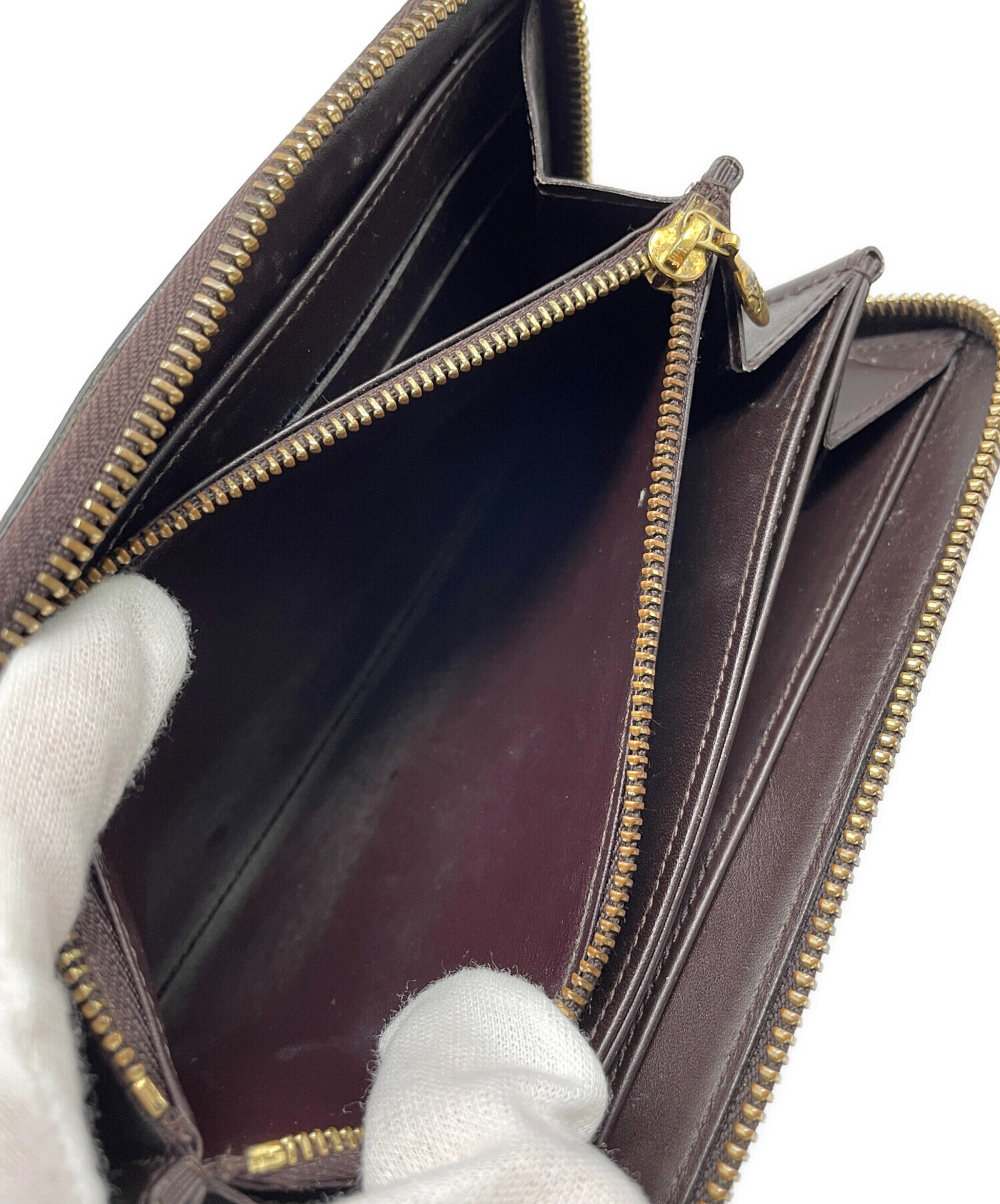 長財布 louis vuitton 中古・古着通販】LOUIS VUITTON (ルイ ヴィトン) 長財布 アマラント