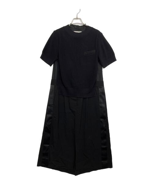 中古・古着通販】sacai (サカイ) ニットドッキングワンピース サイズ:2
