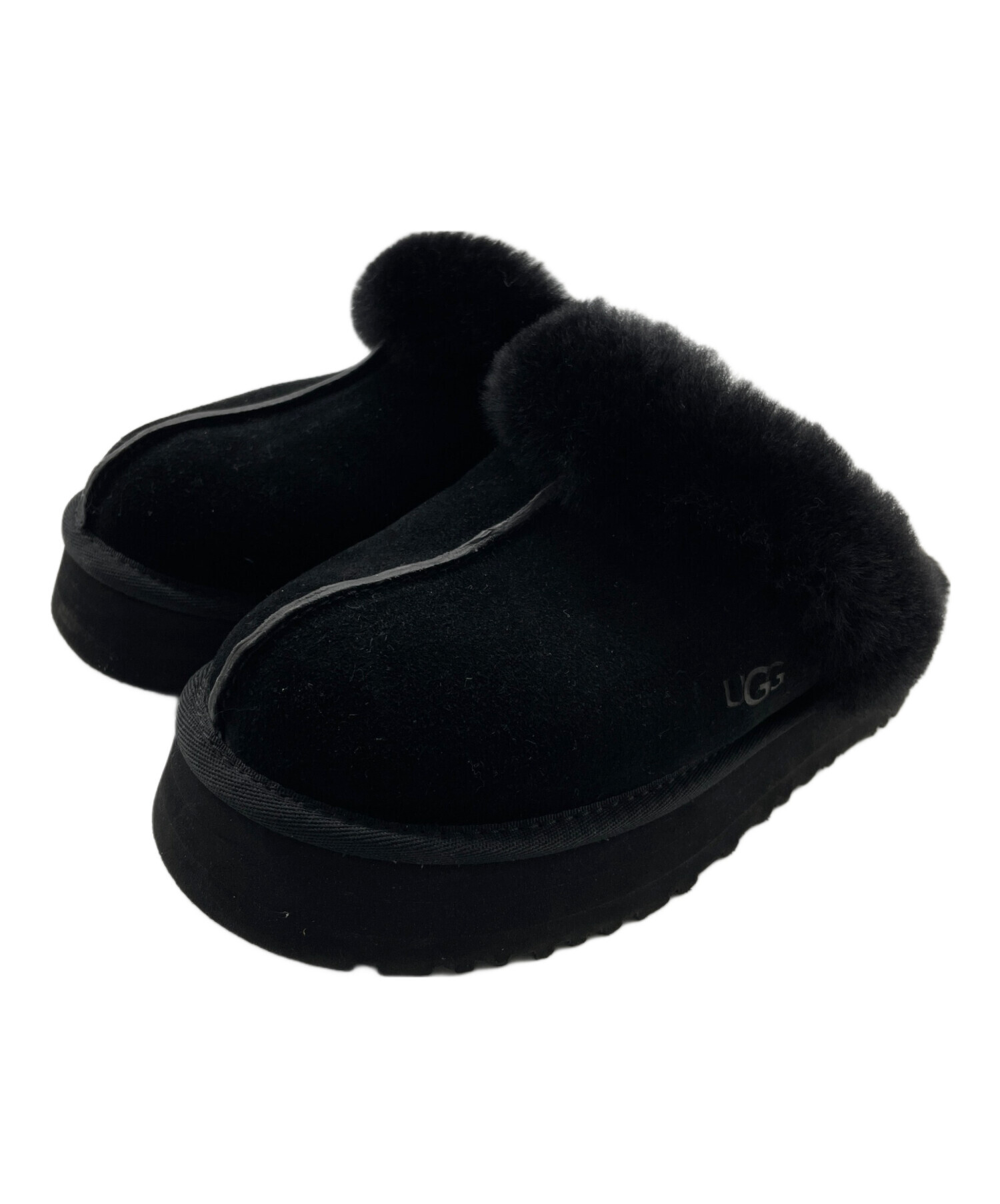 新品未使用！25cm！UGG ブラック サンダル スエード 中古・古着通販】UGG (アグ) サンダル ブラック サイズ:24｜ブランド