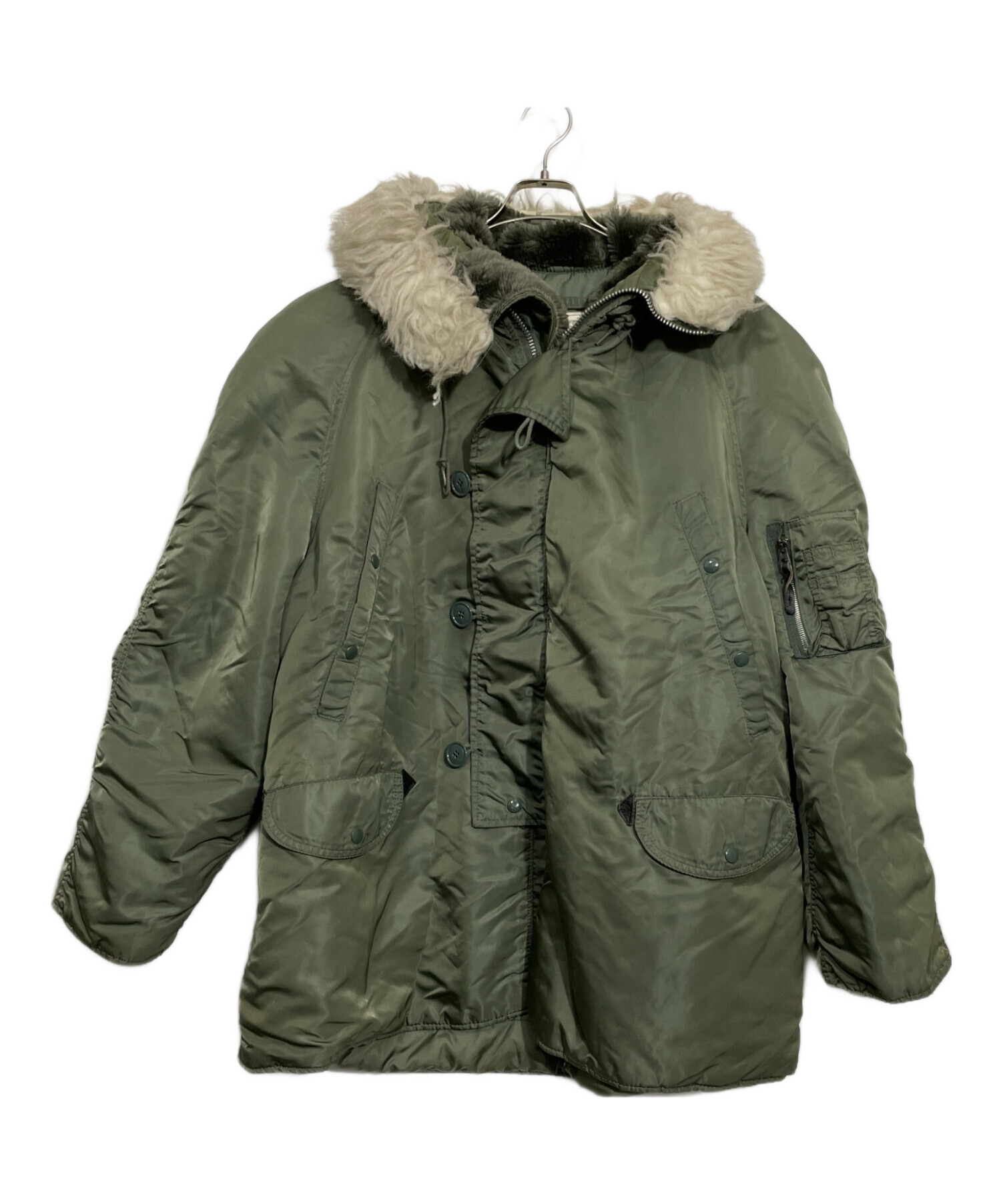中古・古着通販】ALPHA (アルファ) N-3Bタイプコート カーキ サイズ:XL
