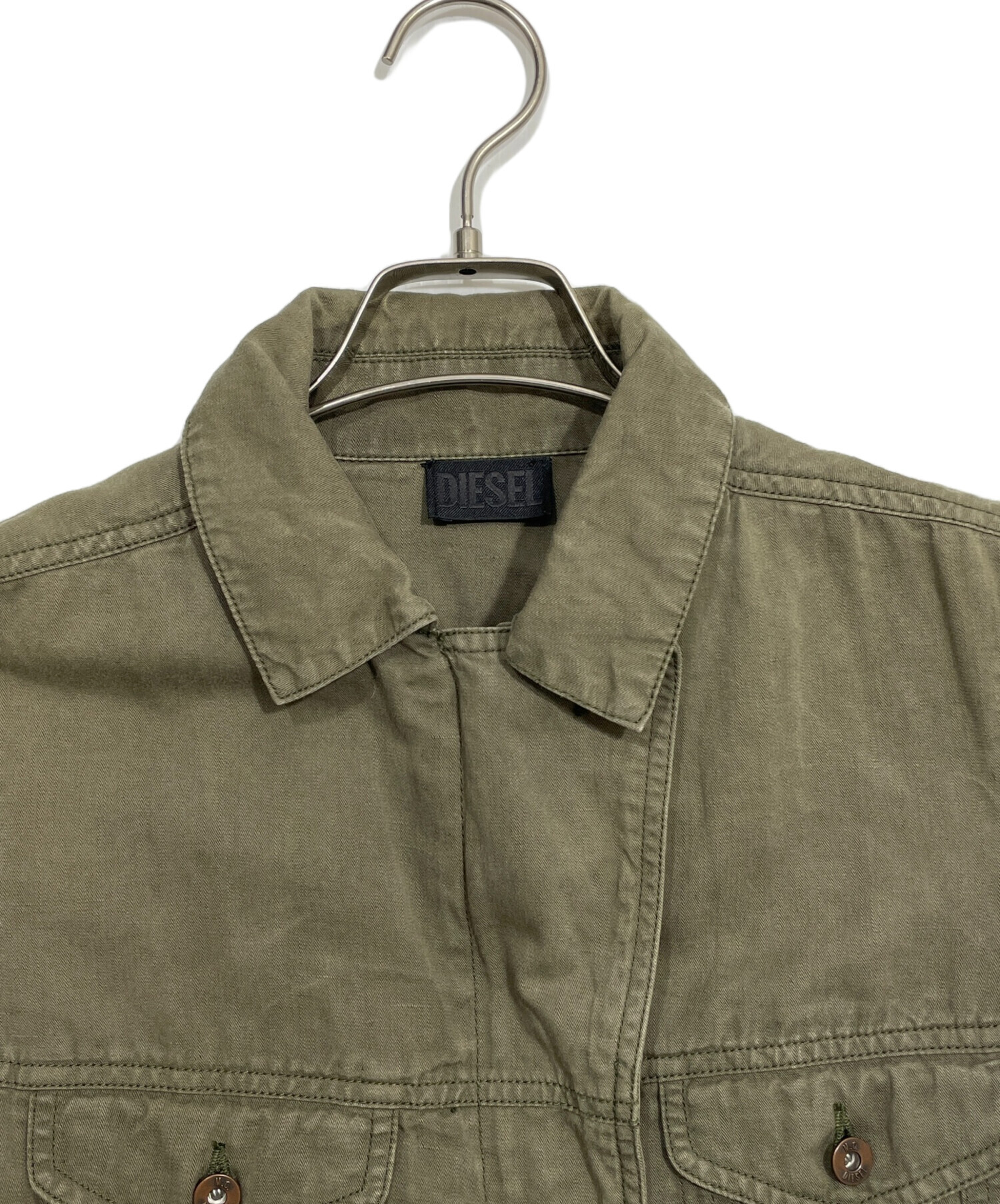 中古・古着通販】DIESEL (ディーゼル) ジャケット カーキ サイズ:XS