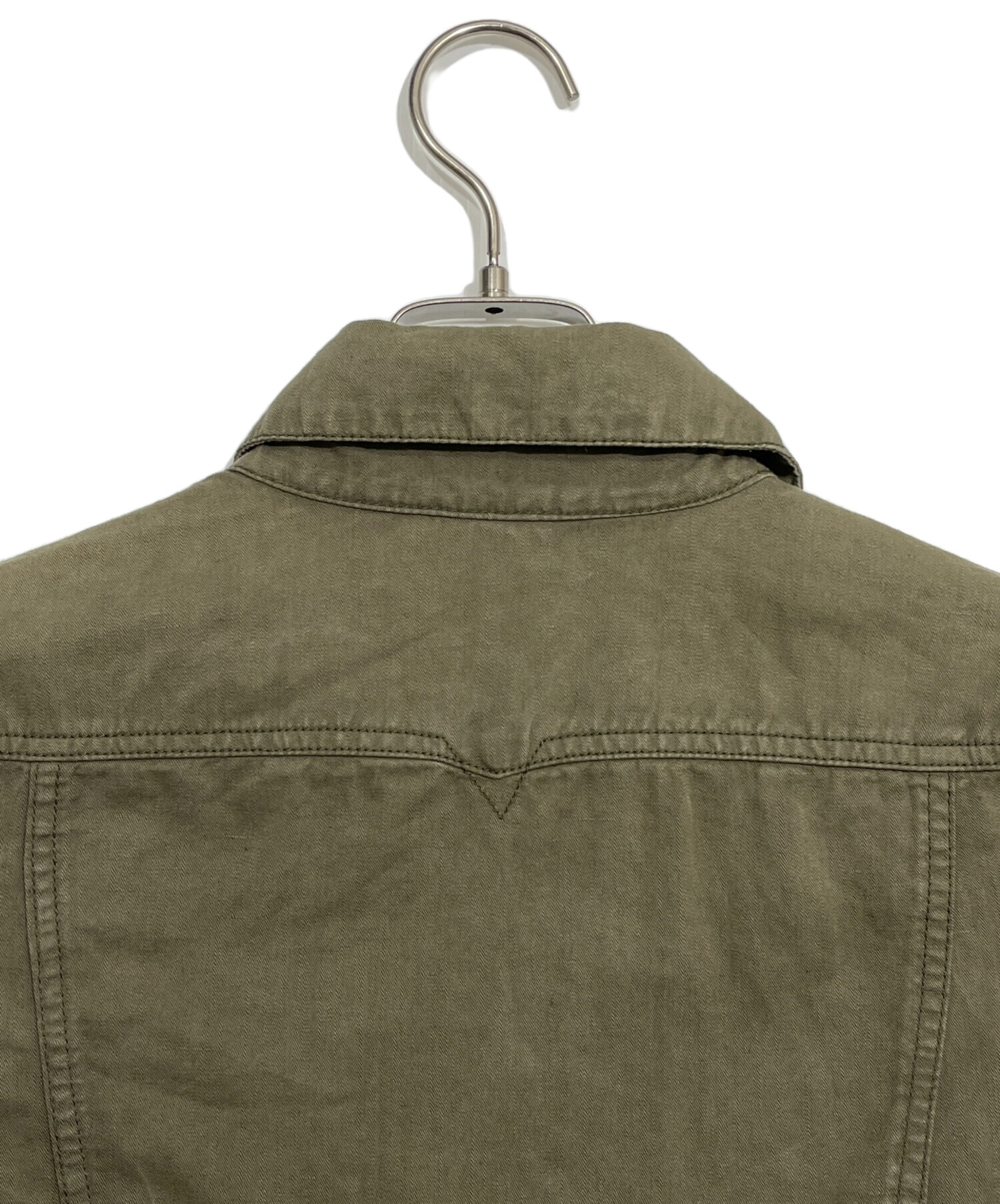 中古・古着通販】DIESEL (ディーゼル) ジャケット カーキ サイズ:XS