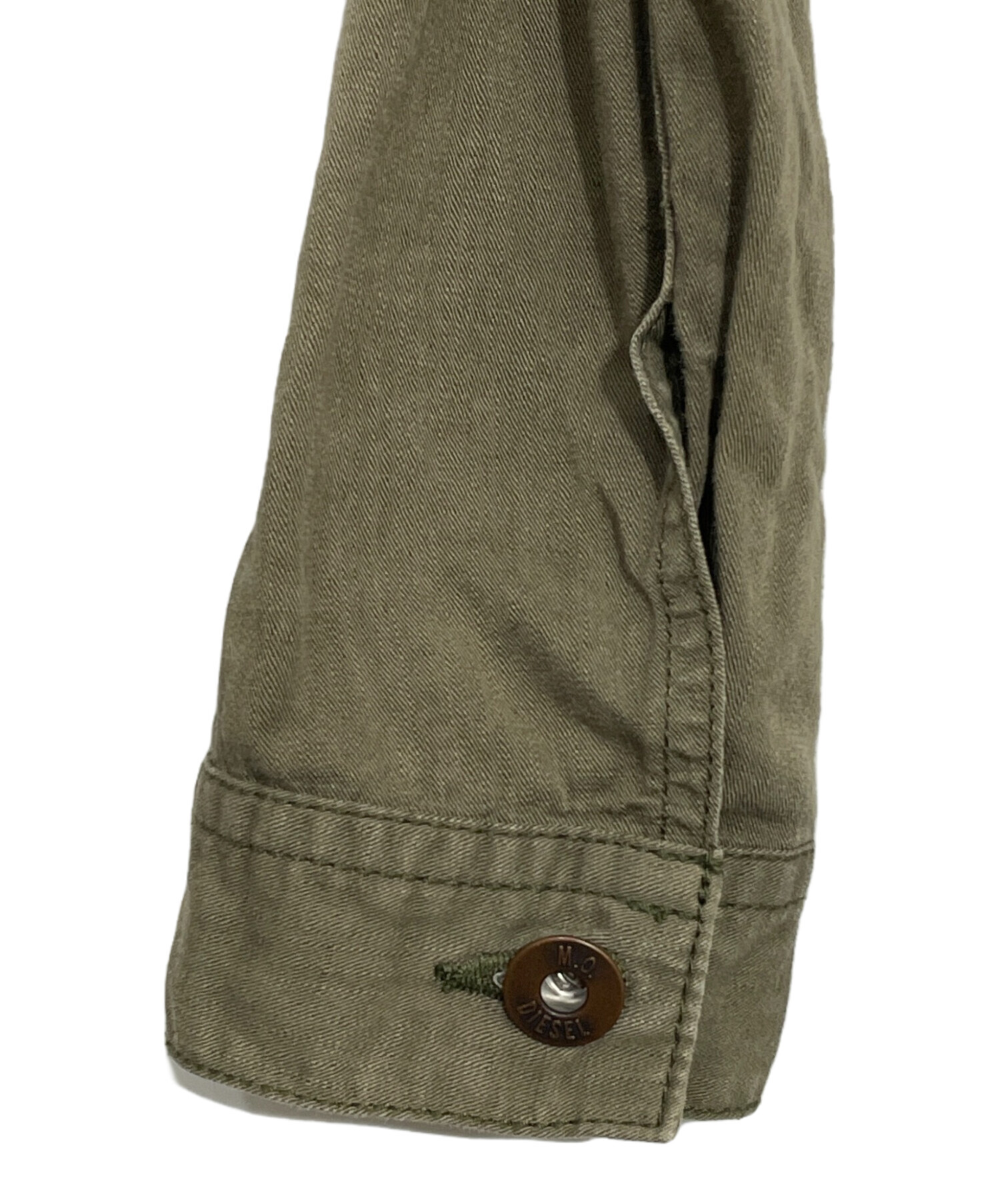 中古・古着通販】DIESEL (ディーゼル) ジャケット カーキ サイズ:XS