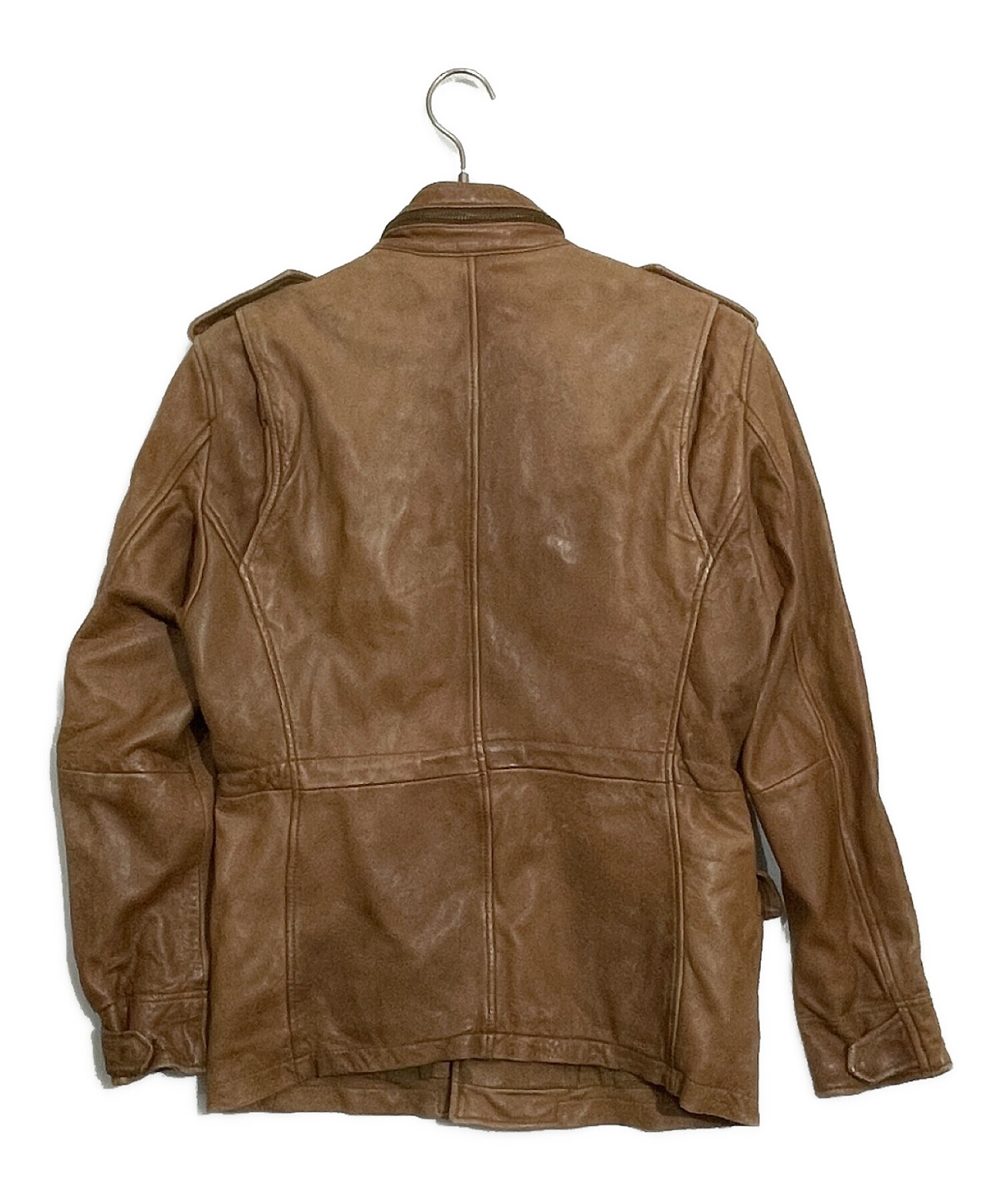 中古・古着通販】NO BRAND (ノーブランド) ラムレザージャケット